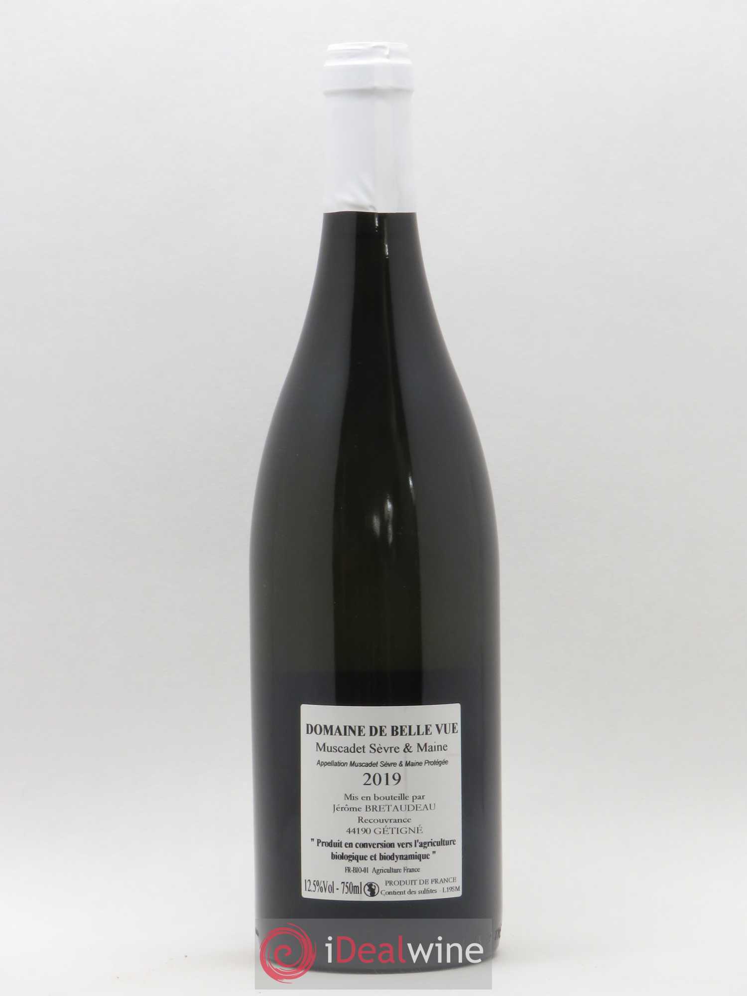 Muscadet-Sèvre-et-Maine Jérôme Bretaudeau - Domaine de Bellevue (sans prix de réserve) 2019 - Lot de 1 bouteille - 1