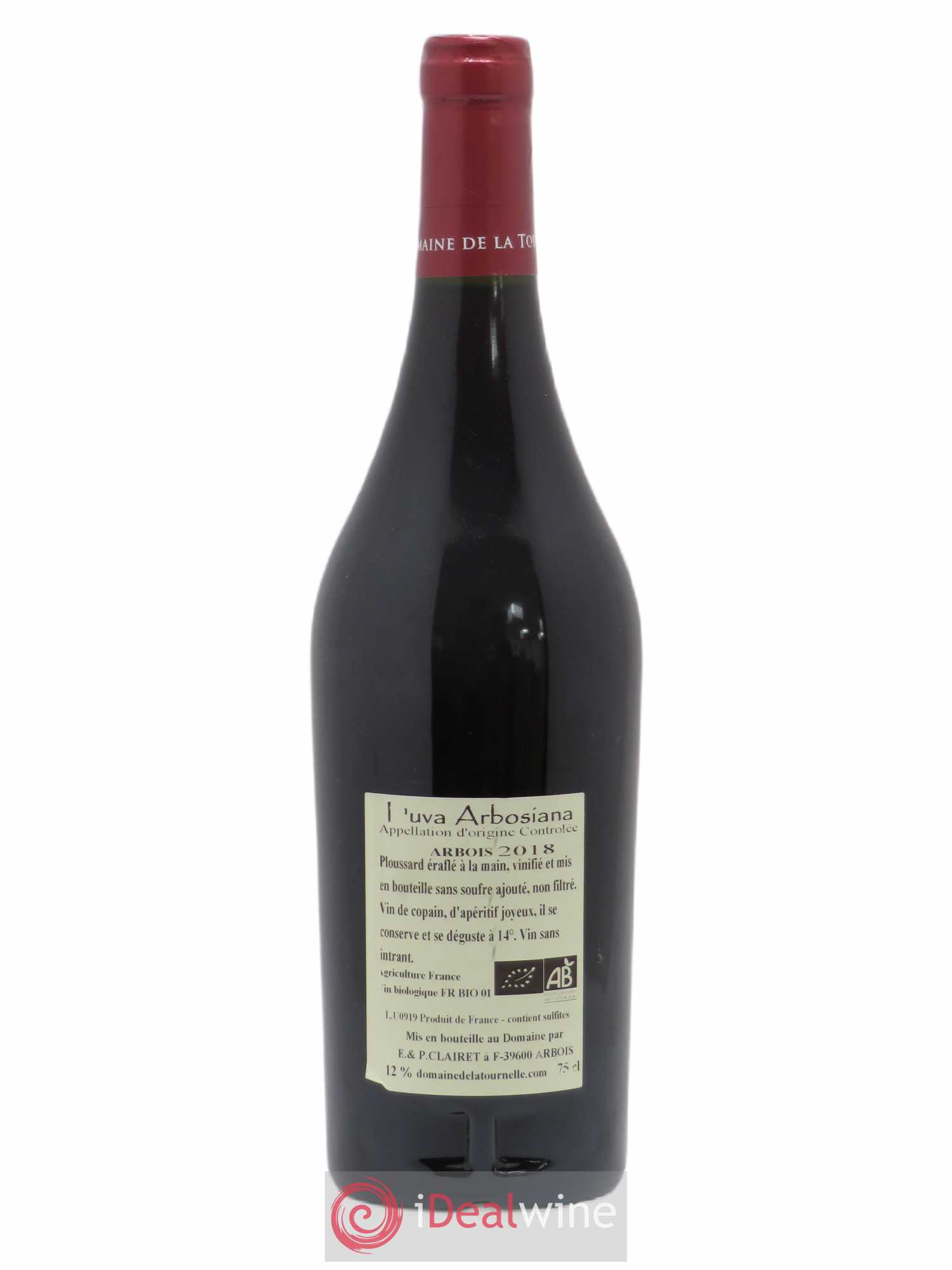 Arbois L'UVA Arbosiana domaine de La Tournelle 2018 - Posten von 1 Flasche - 1