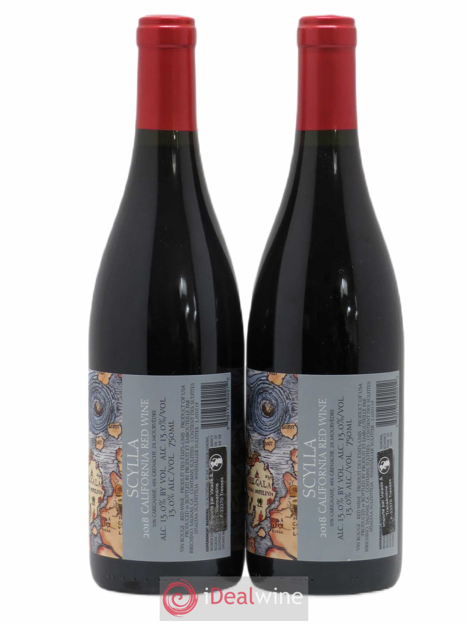 USA Californie Scylla Birichino (sans prix de réserve) 2018 - Posten von 2 Flaschen - 1