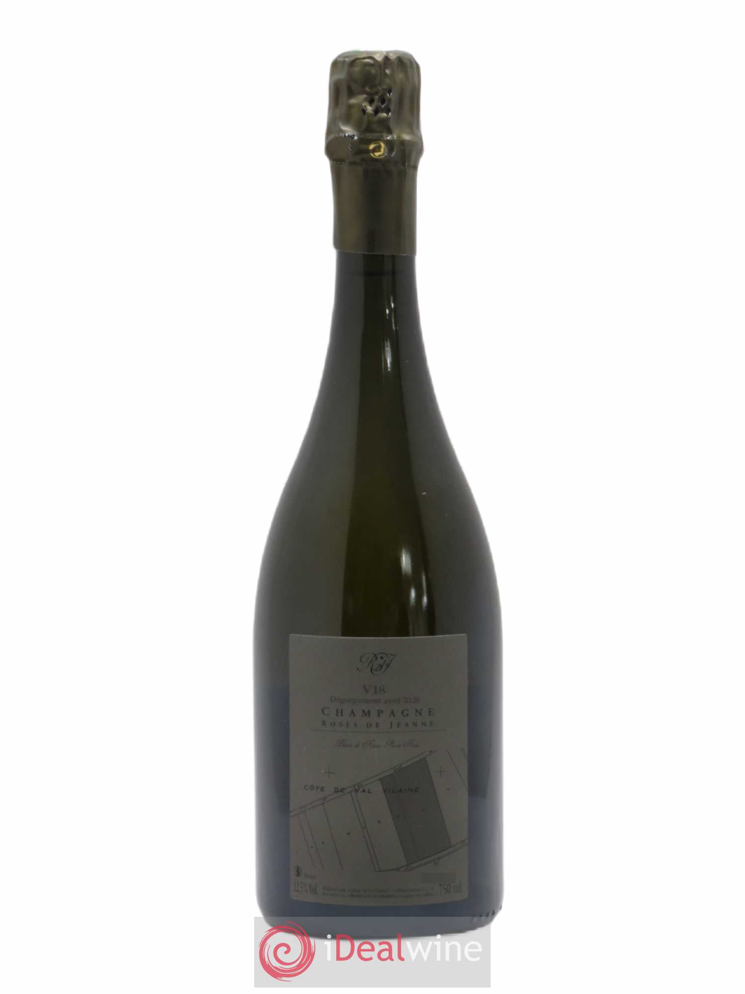 Roses de Jeanne Côte de Val Vilaine Blanc de Noirs Cédric Bouchard 2018 - Lot de 1 bouteille - 1