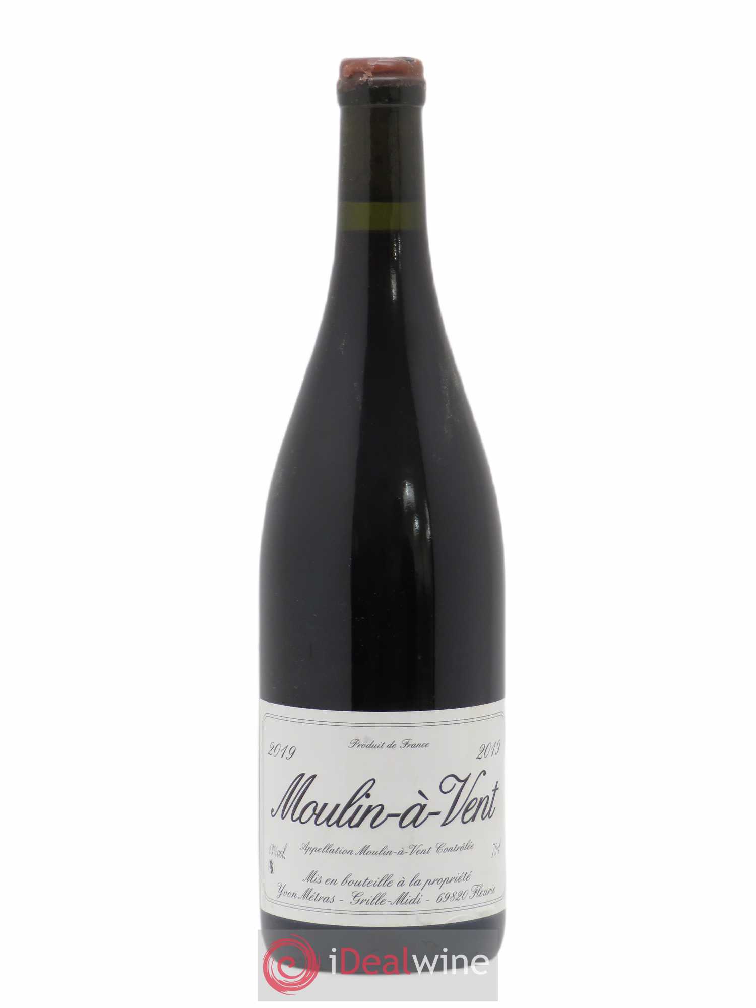 Moulin-à-Vent Yvon Métras 2019 - Lot de 1 bouteille - 0