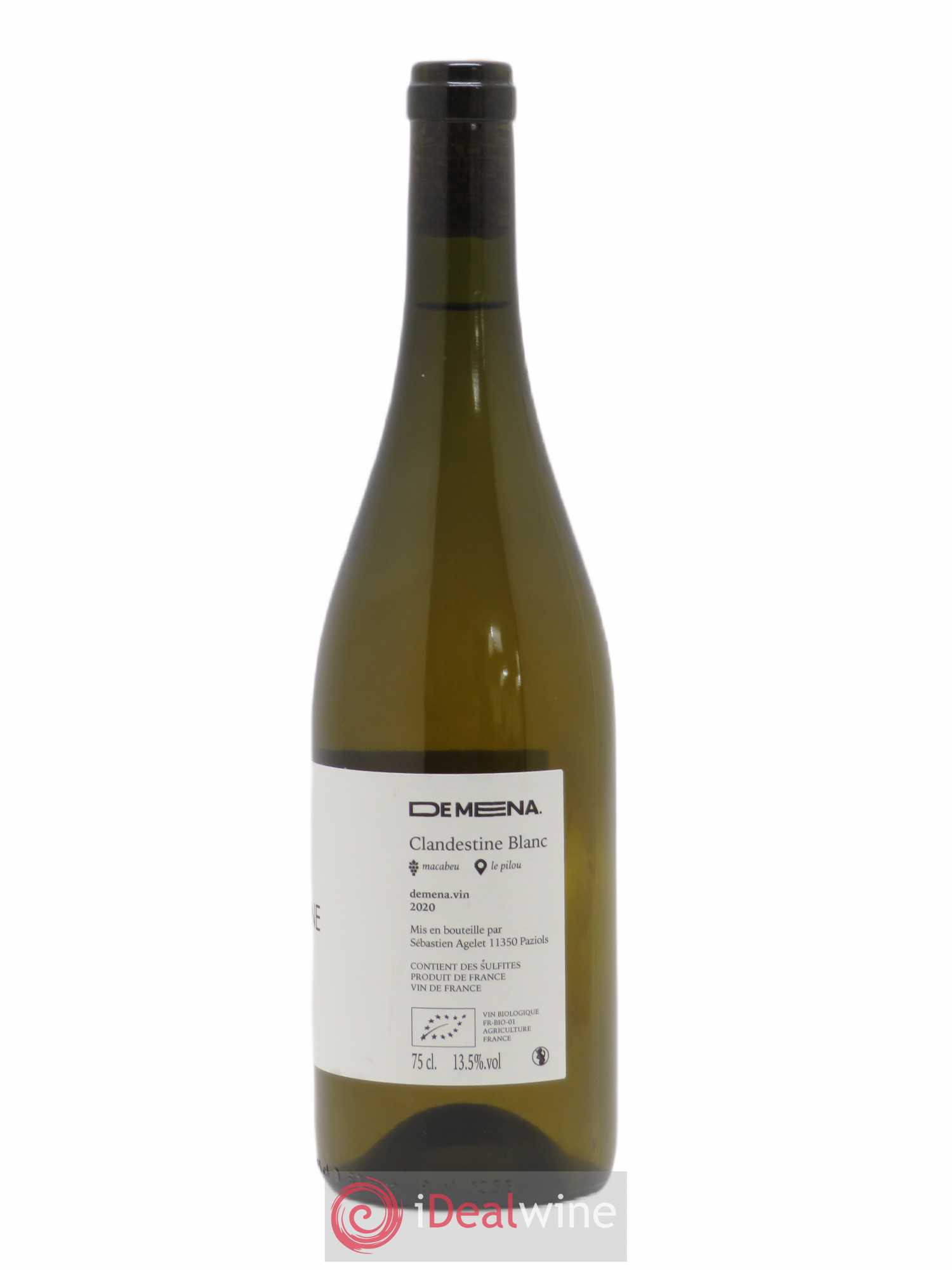 Vin de France Clandestine De Mena 2020 - Posten von 1 Flasche - 1