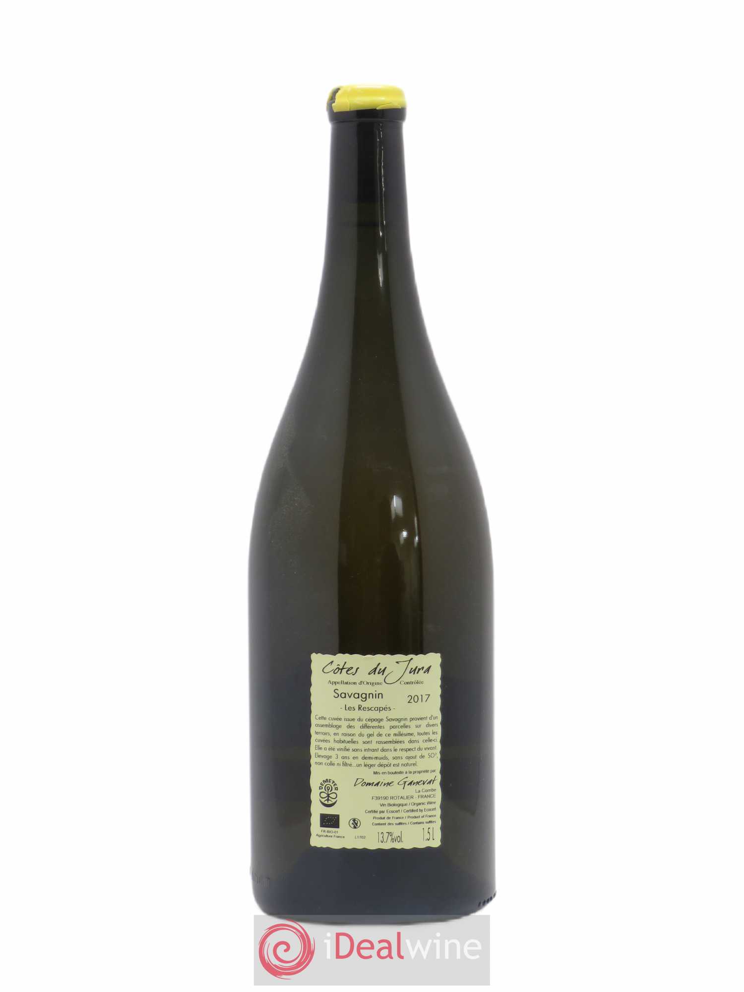 Côtes du Jura Savagnin Les Rescapés Jean-François Ganevat (Domaine) 2017 - Lot de 1 magnum - 1