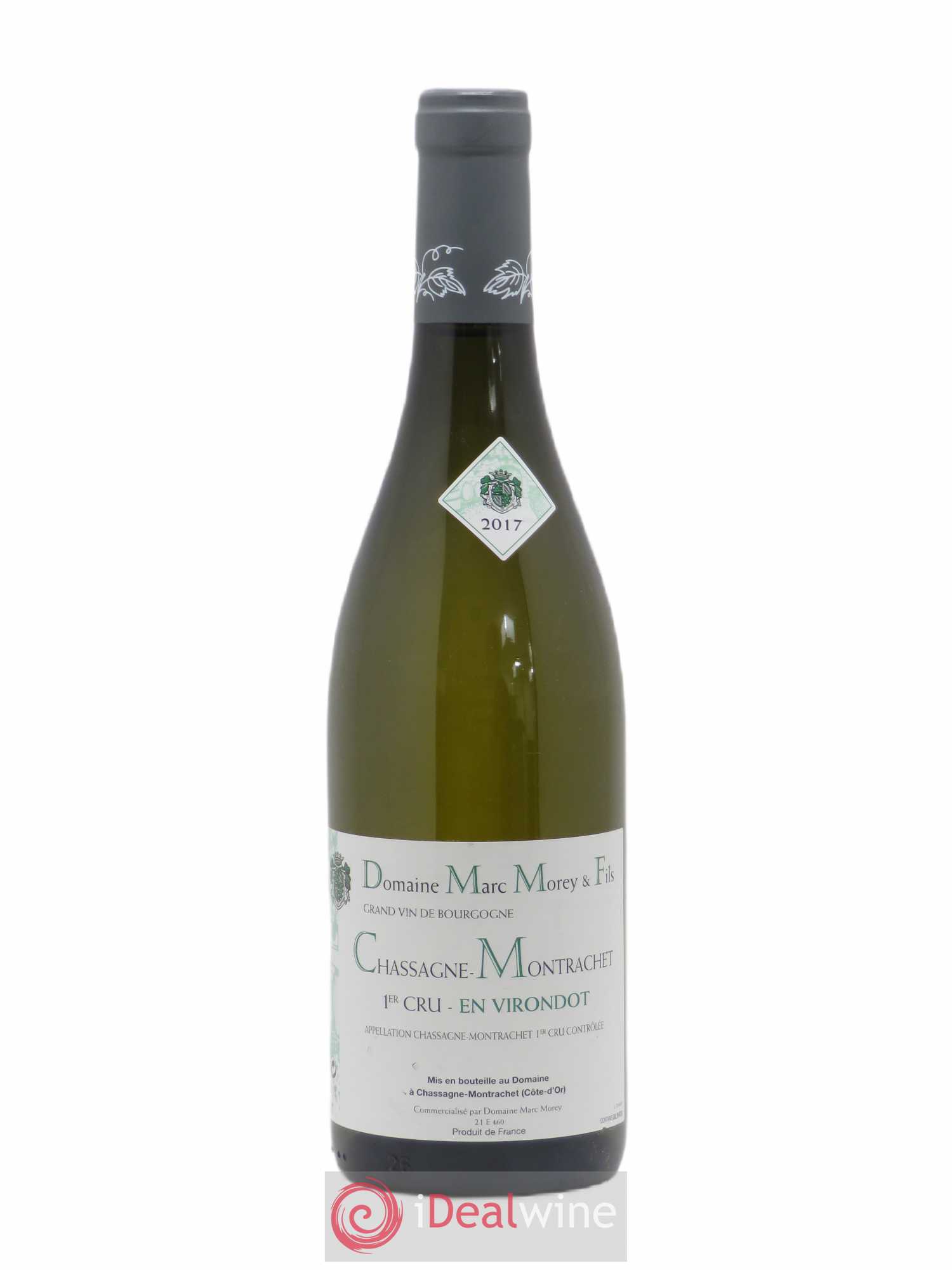 Chassagne-Montrachet 1er Cru En Virondot Marc Morey 2017 - Lot de 1 bouteille - 0