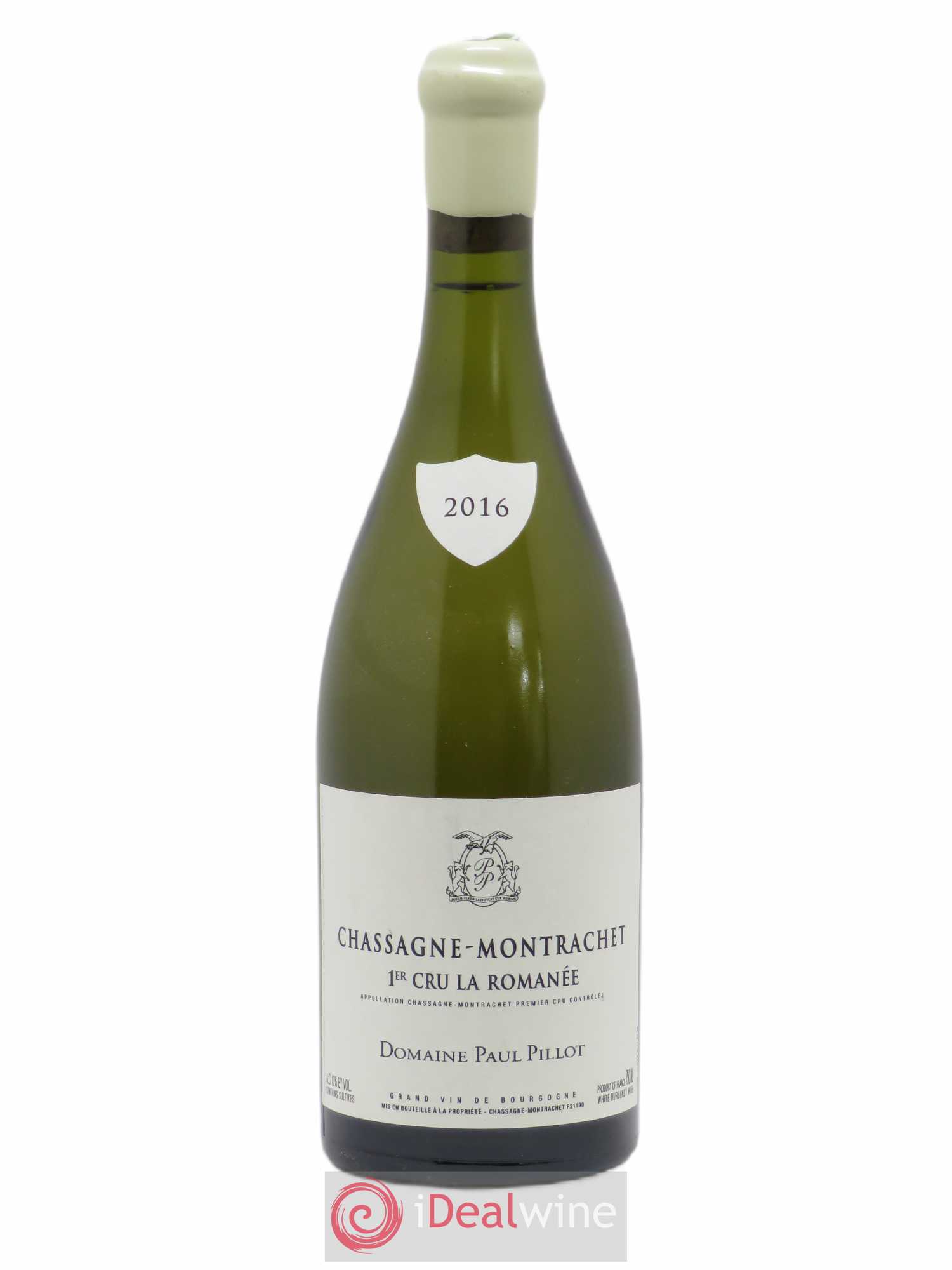Chassagne-Montrachet 1er Cru La Romanée Paul Pillot (Domaine) 2016 - Lot de 1 bouteille - 0