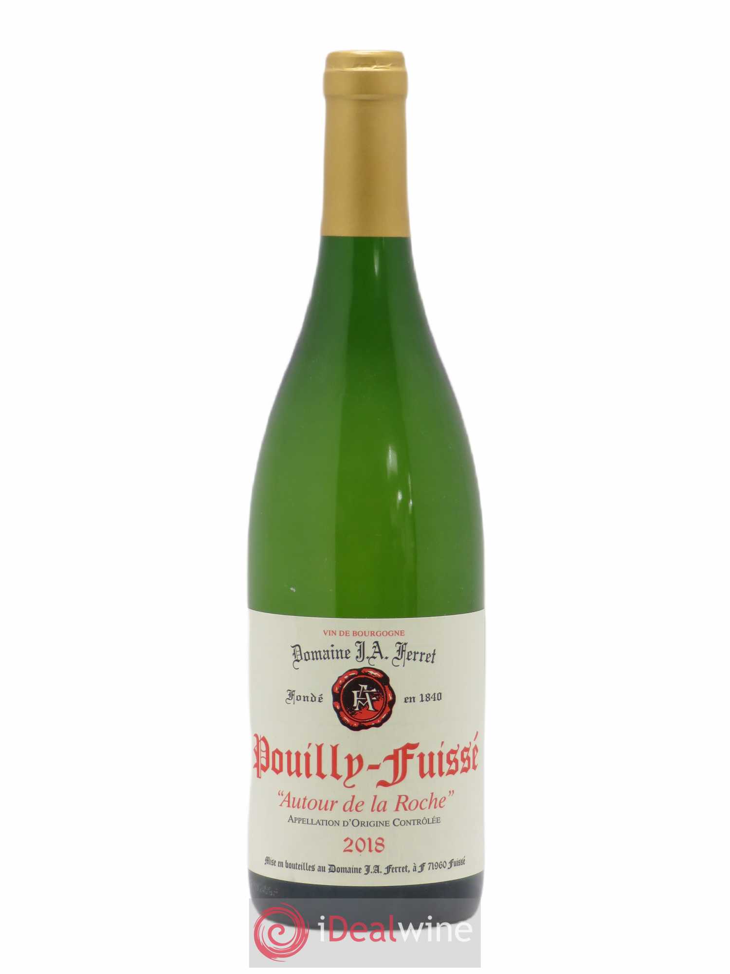 Pouilly-Fuissé Autour de la Roche J.A. Ferret (Domaine) 2018 - Lot de 1 bouteille - 0