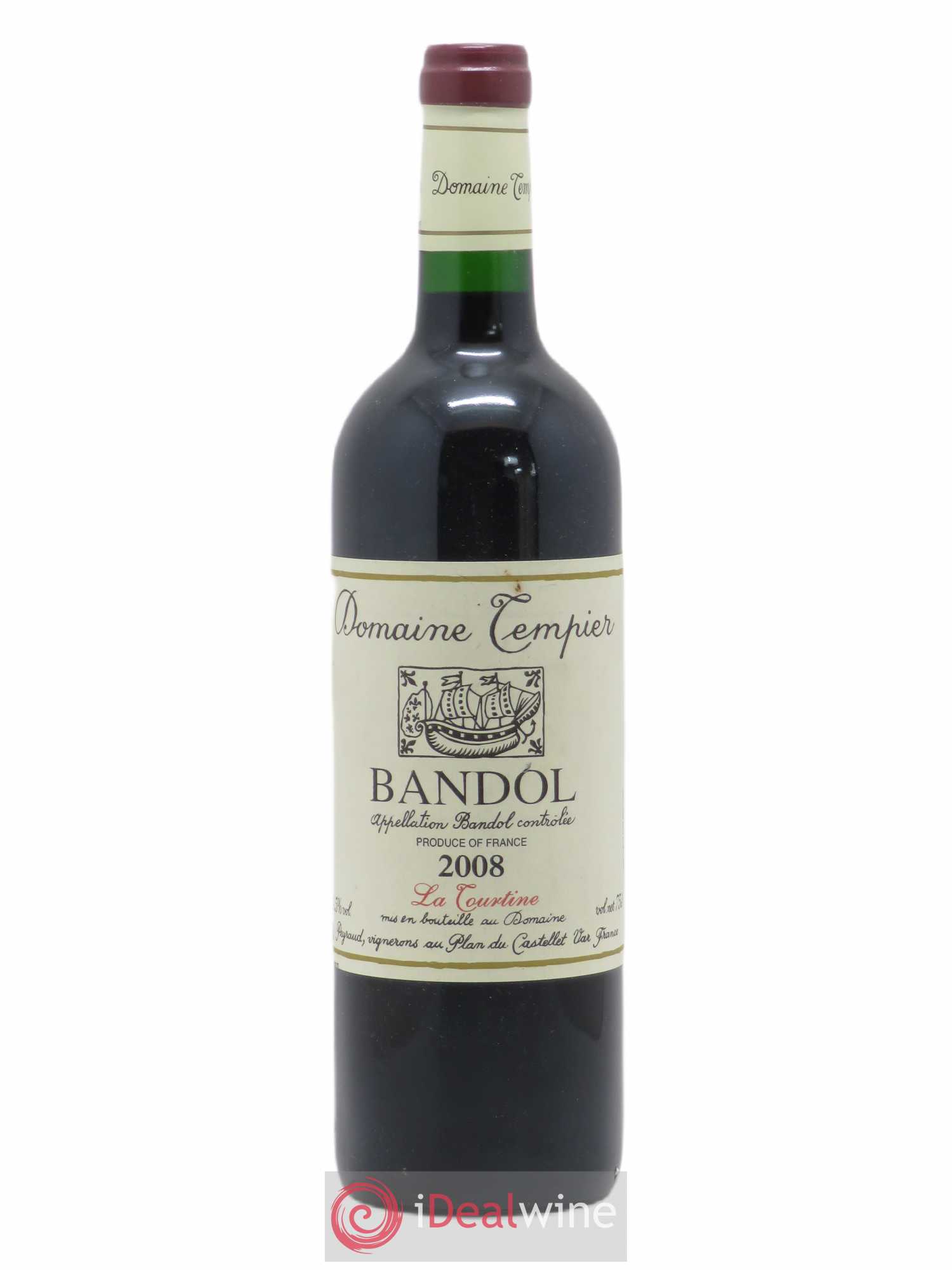 Bandol Domaine Tempier La Tourtine Famille Peyraud 2008 - Lot de 1 bouteille - 0