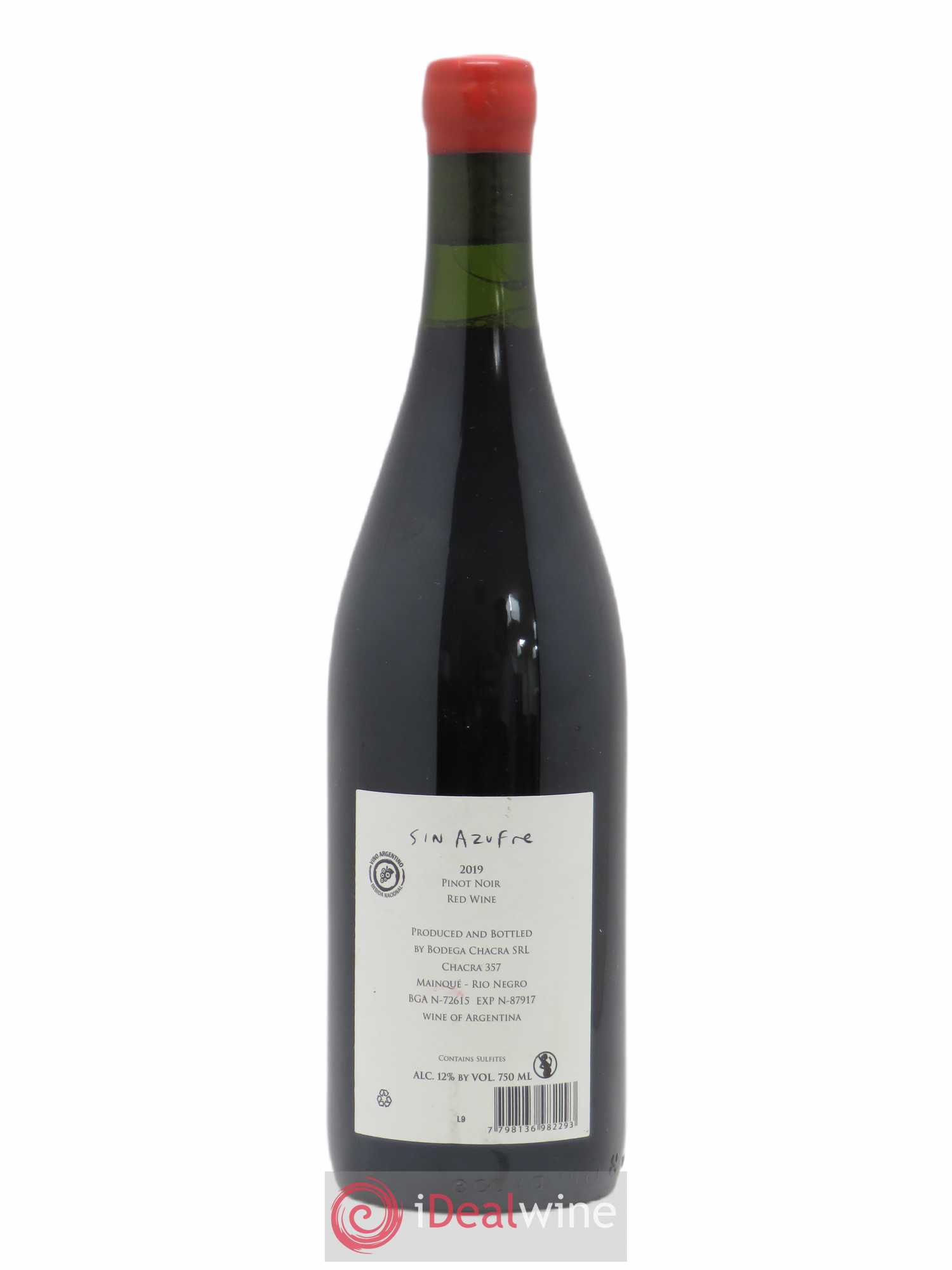 Vins Etrangers Patagonia Sin Azufre Bodega Chacra 2019 - Posten von 1 Flasche - 1