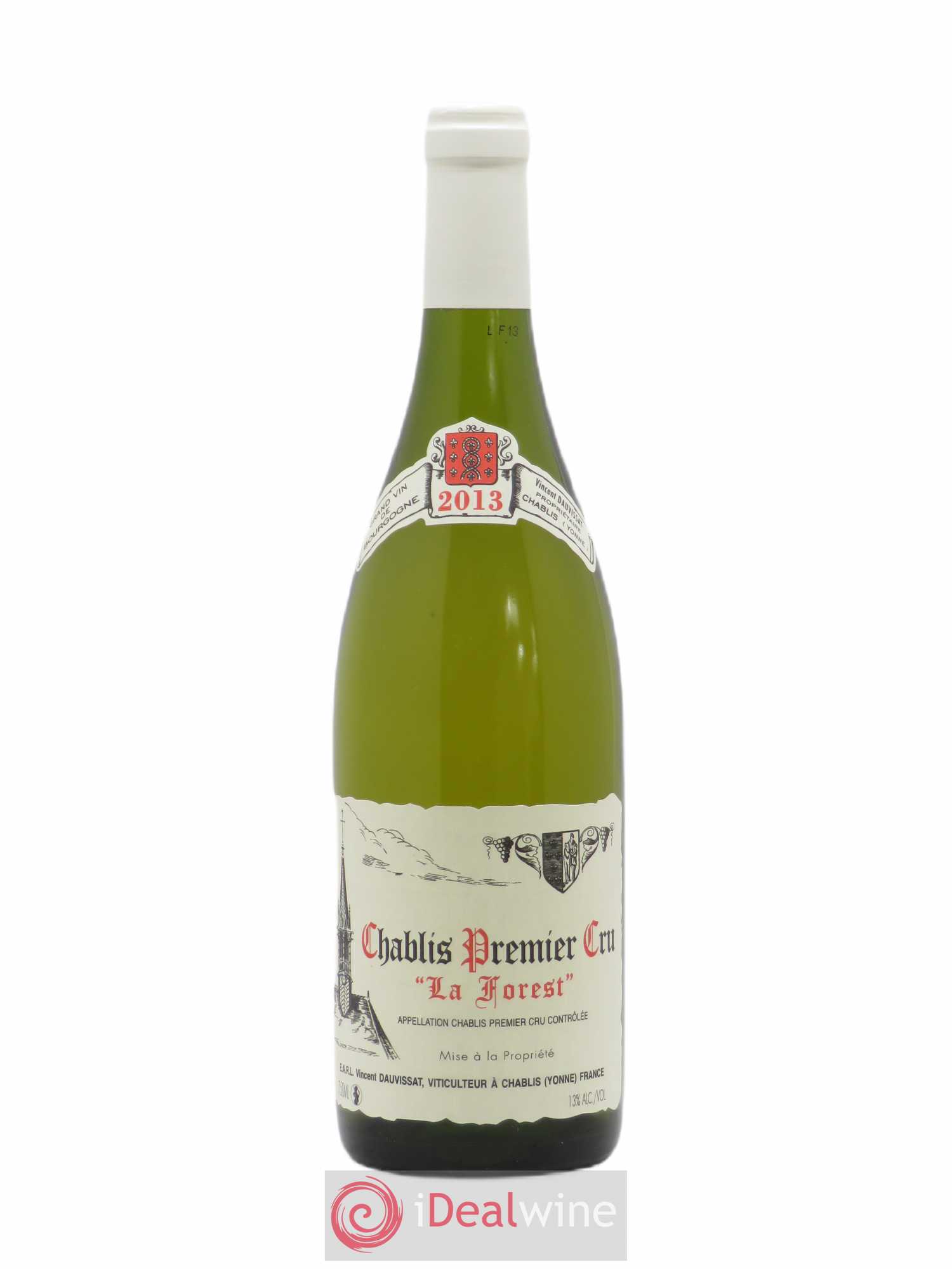 Chablis 1er Cru La Forest Vincent Dauvissat (Domaine) 2013 - Lot de 1 bouteille - 0