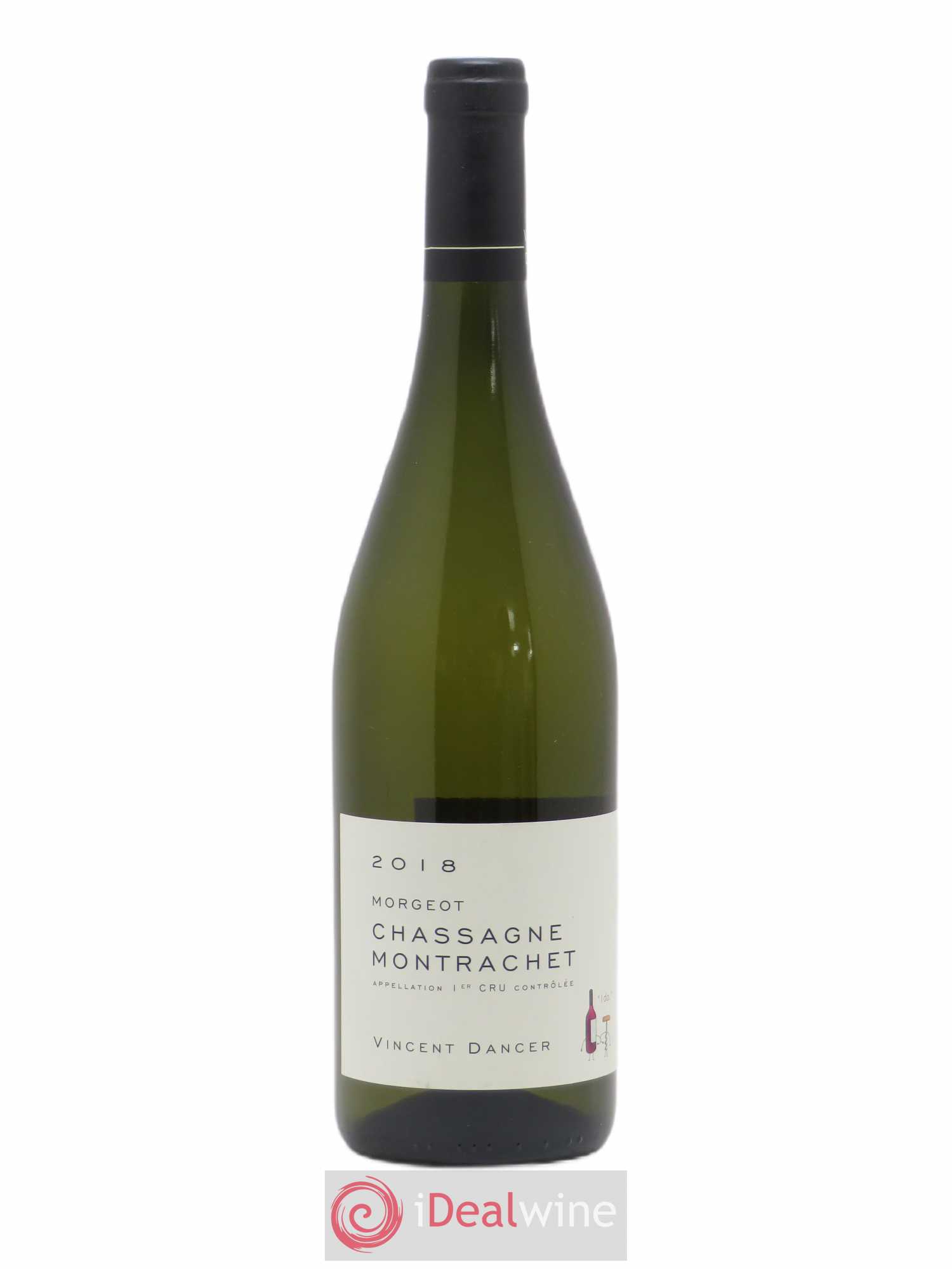 Chassagne-Montrachet 1er Cru Morgeot Vincent Dancer 2018 - Lot de 1 bouteille - 0