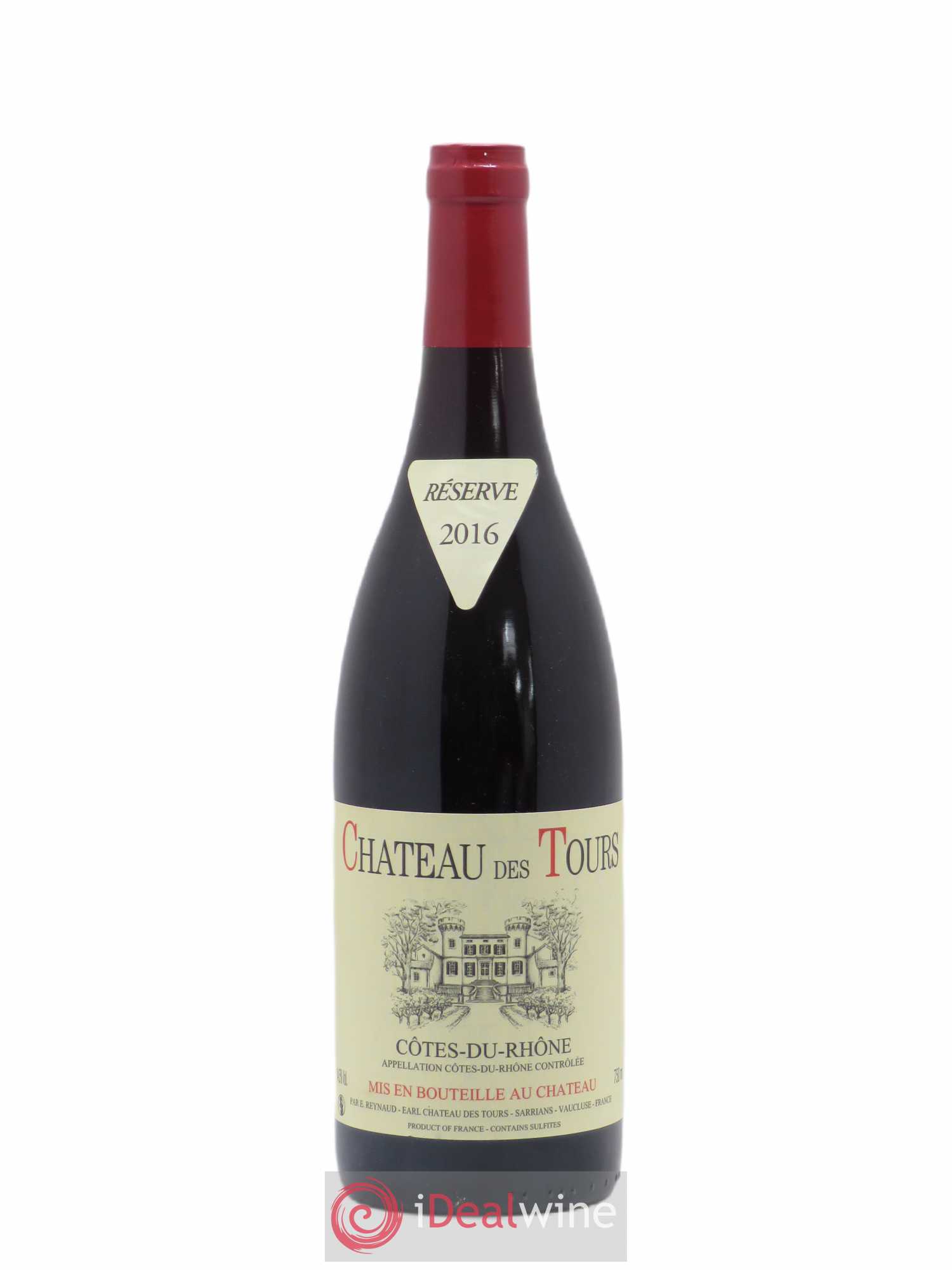 Côtes-du-Rhône Château des Tours Emmanuel Reynaud 2016 - Lot de 1 bouteille - 0