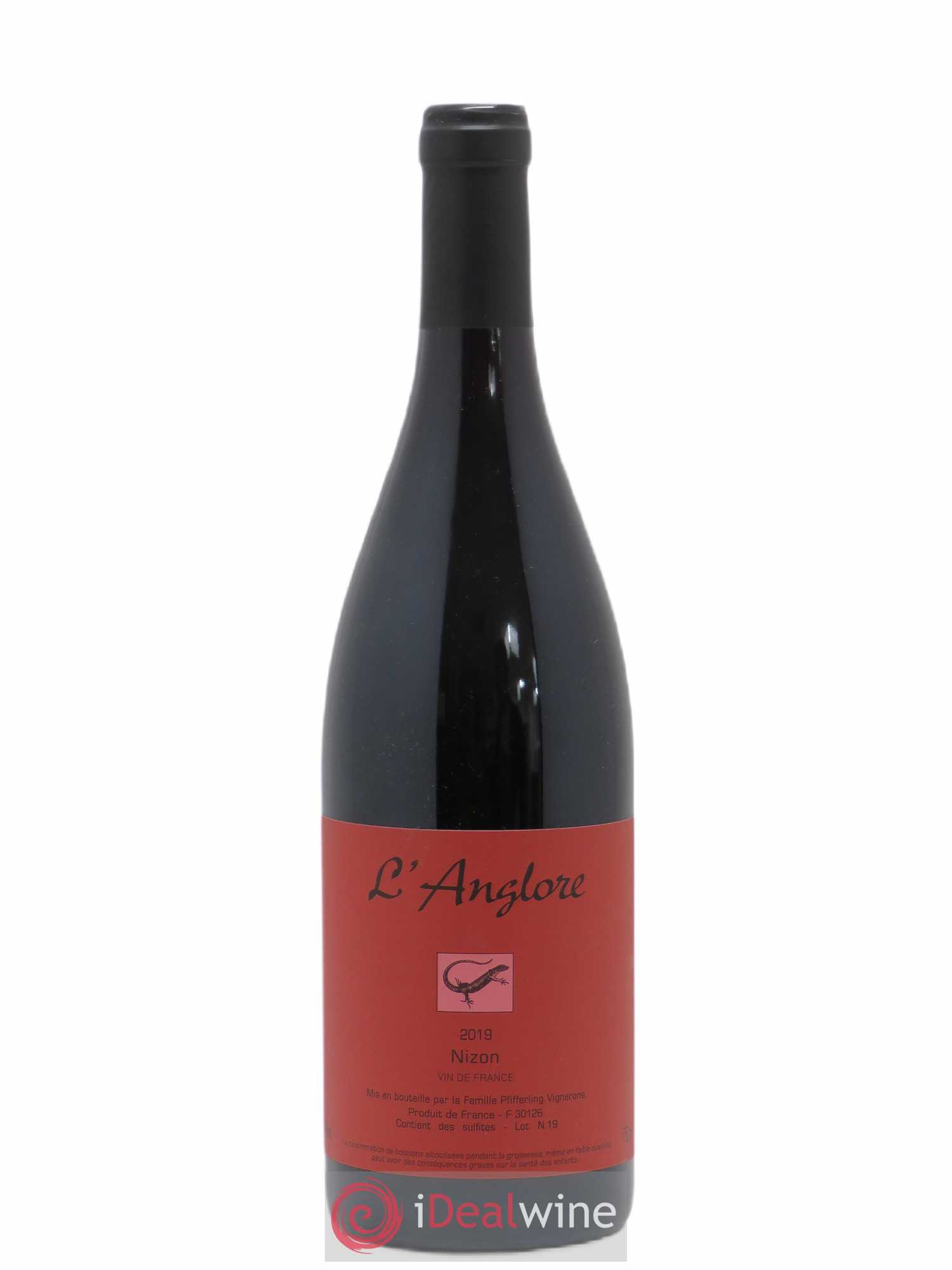Vin de France Nizon L'Anglore 2019 - Lot de 1 bouteille - 0
