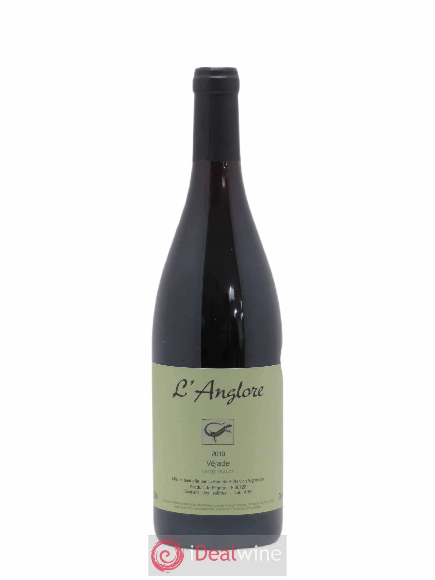 Vin de France Véjade L'Anglore 2019 - Lot de 1 bouteille - 0