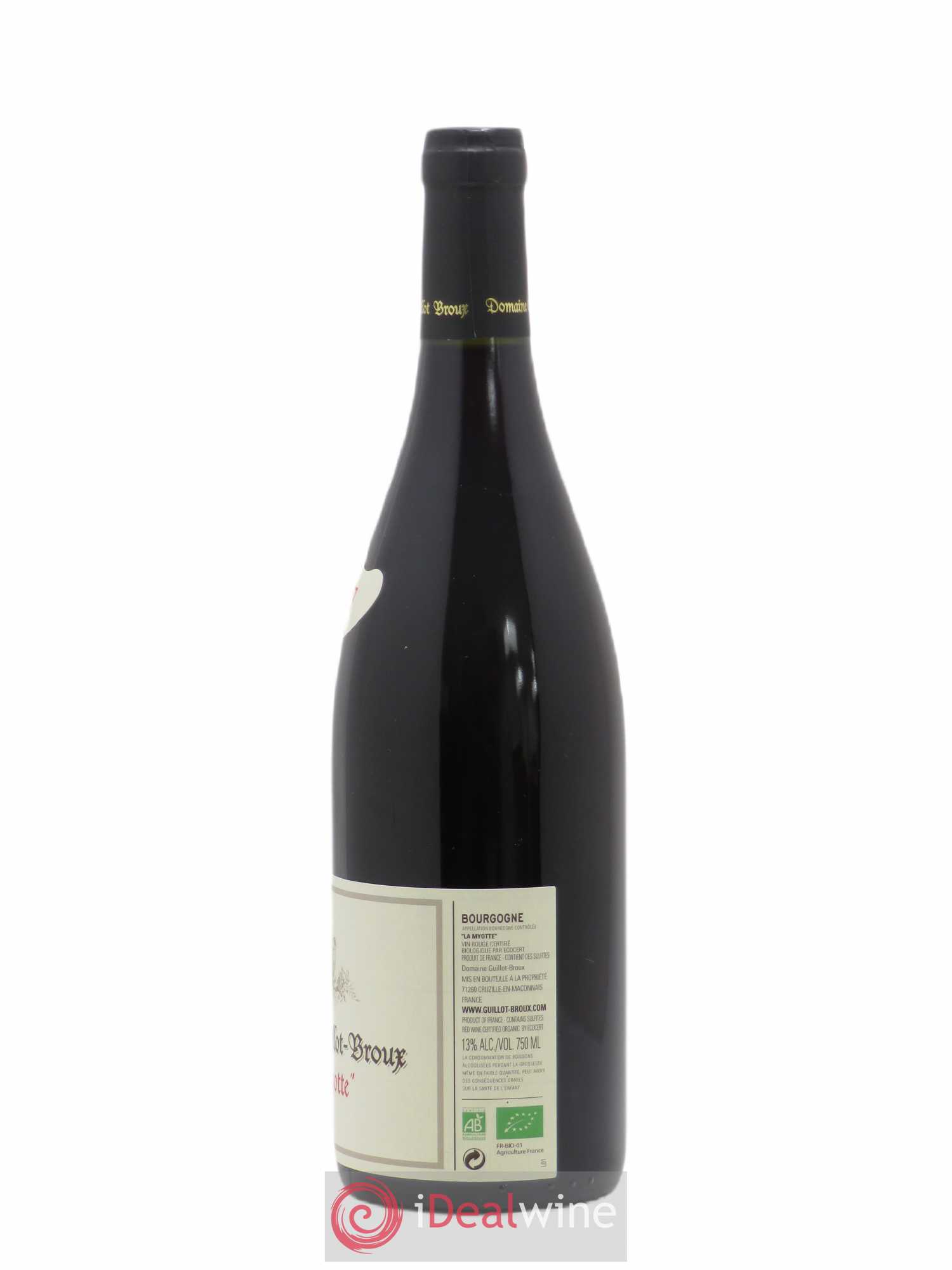 Bourgogne La Myotte Guillot-Broux (Domaine) 2017 - Lot de 1 bouteille - 1
