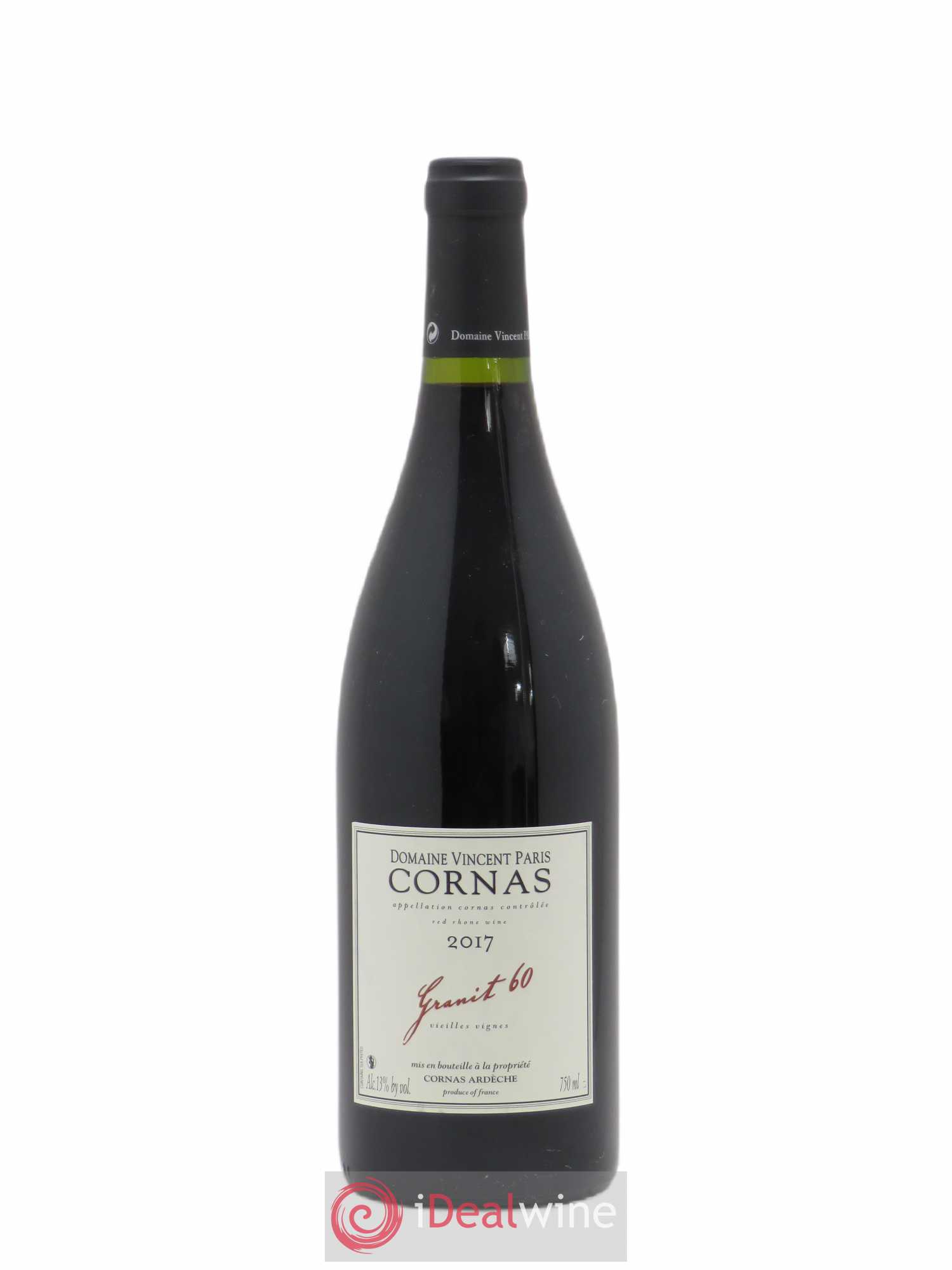 Cornas Granit 60 Vieilles Vignes Vincent Paris 2017 - Lot de 1 bouteille - 0