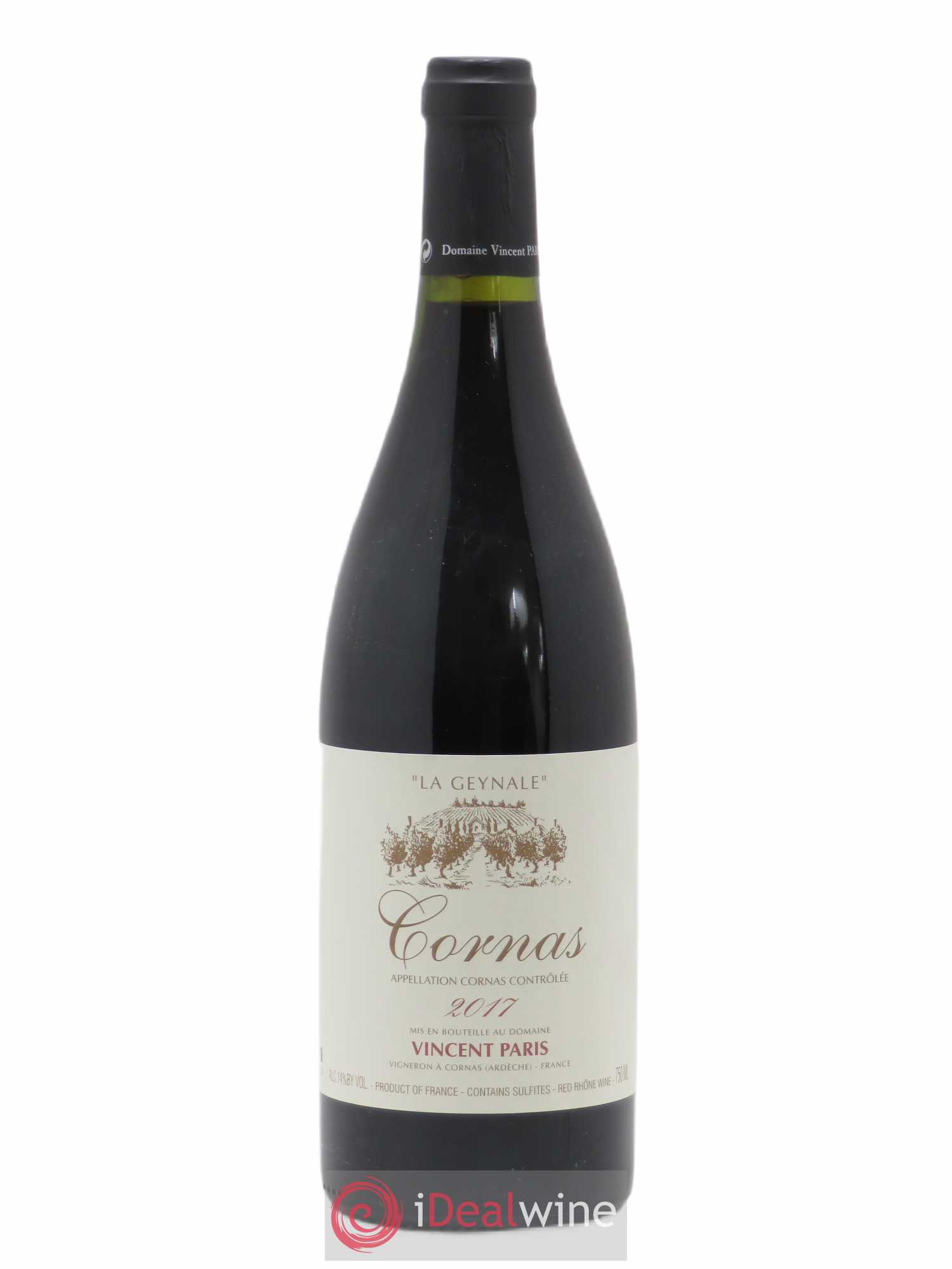 Cornas La Geynale Vincent Paris 2017 - Lot de 1 bouteille - 0