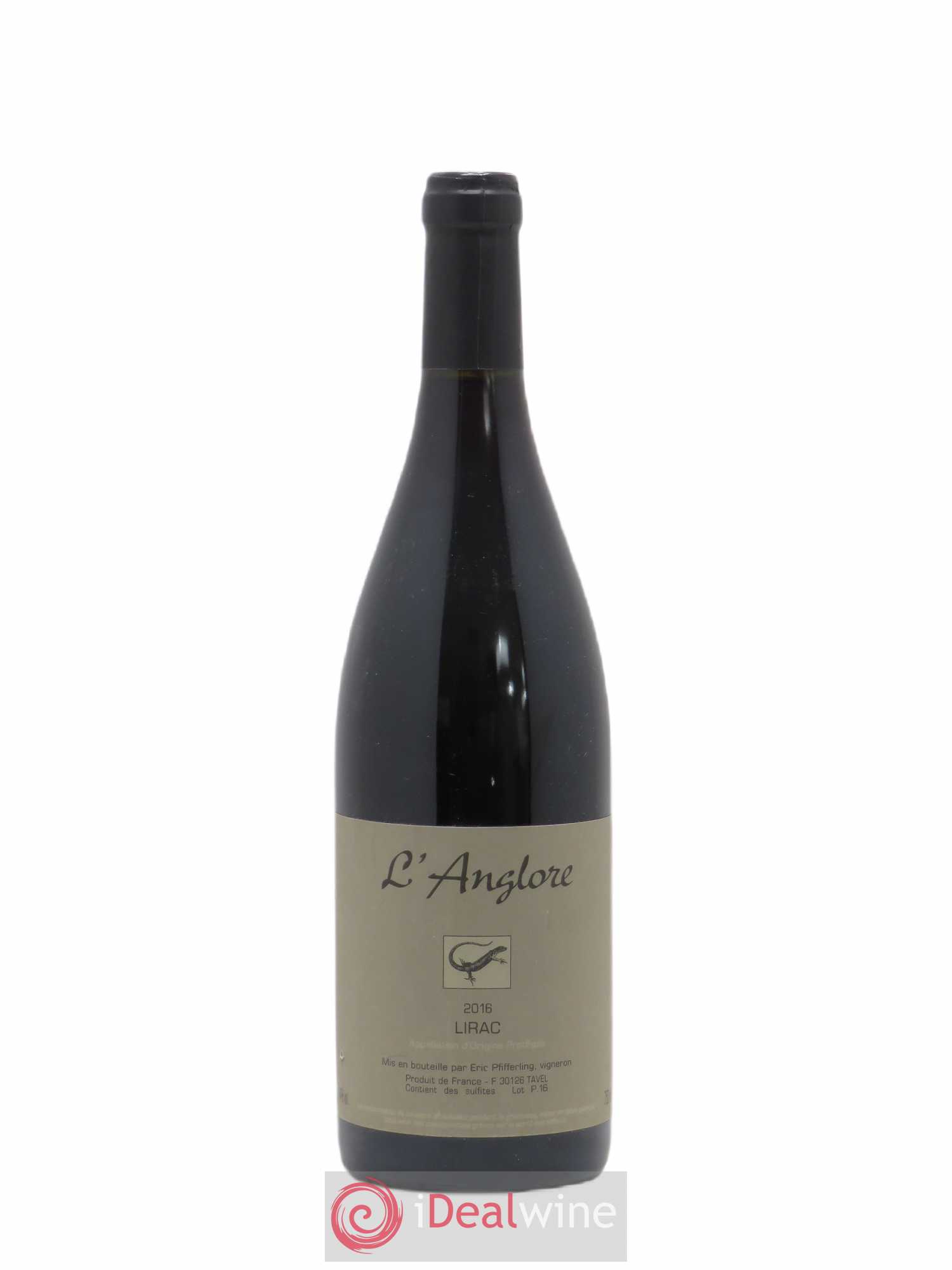 Lirac L'Anglore 2016 - Lot de 1 bouteille - 0