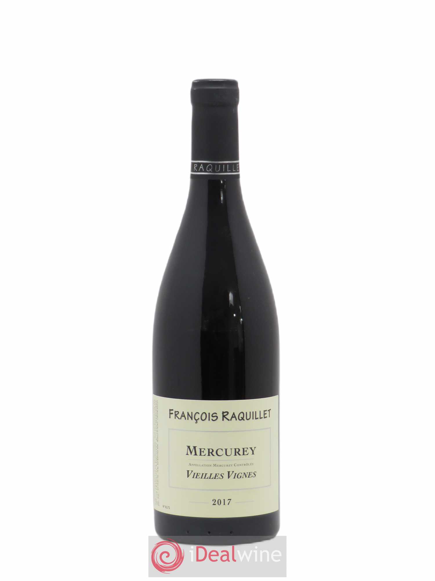 Mercurey Vieilles Vignes François Raquillet 2017 - Lot de 1 bouteille - 0
