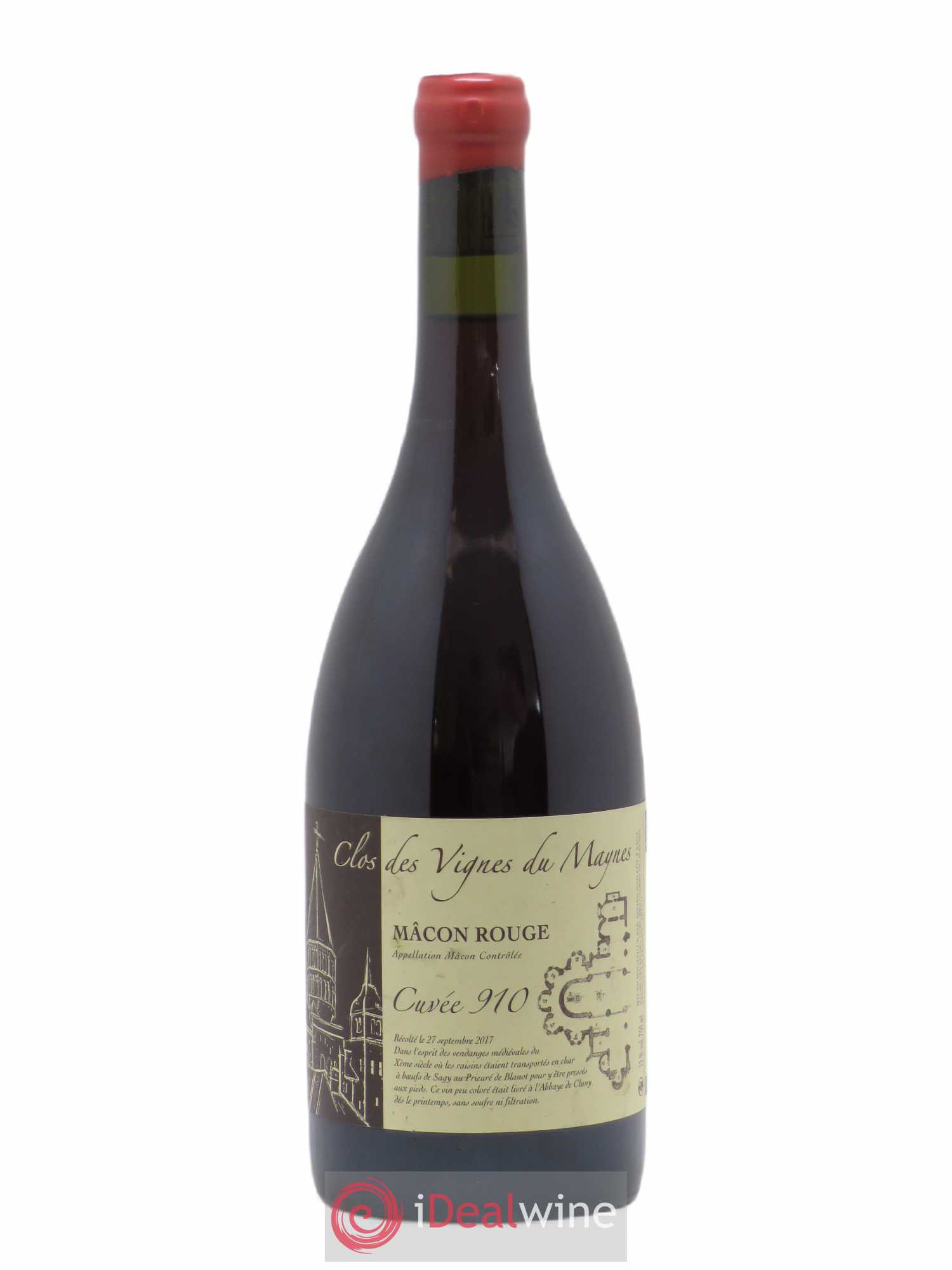 Mâcon Cuvée 910 Les Vignes du Maynes 2017 - Lot de 1 bouteille - 0