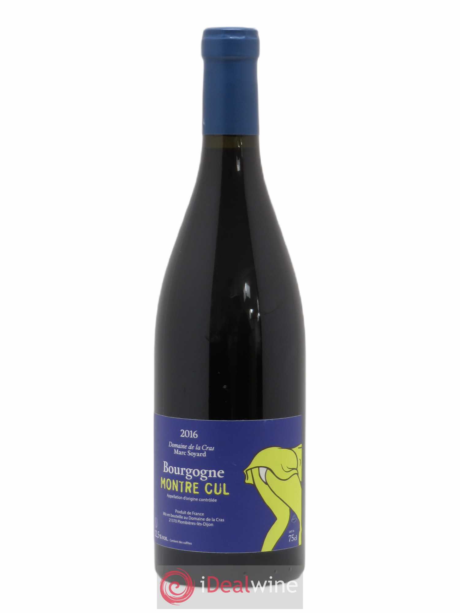 Bourgogne Montre Cul Domaine de La Cras Marc Soyard 2016 - Posten von 1 Flasche - 0