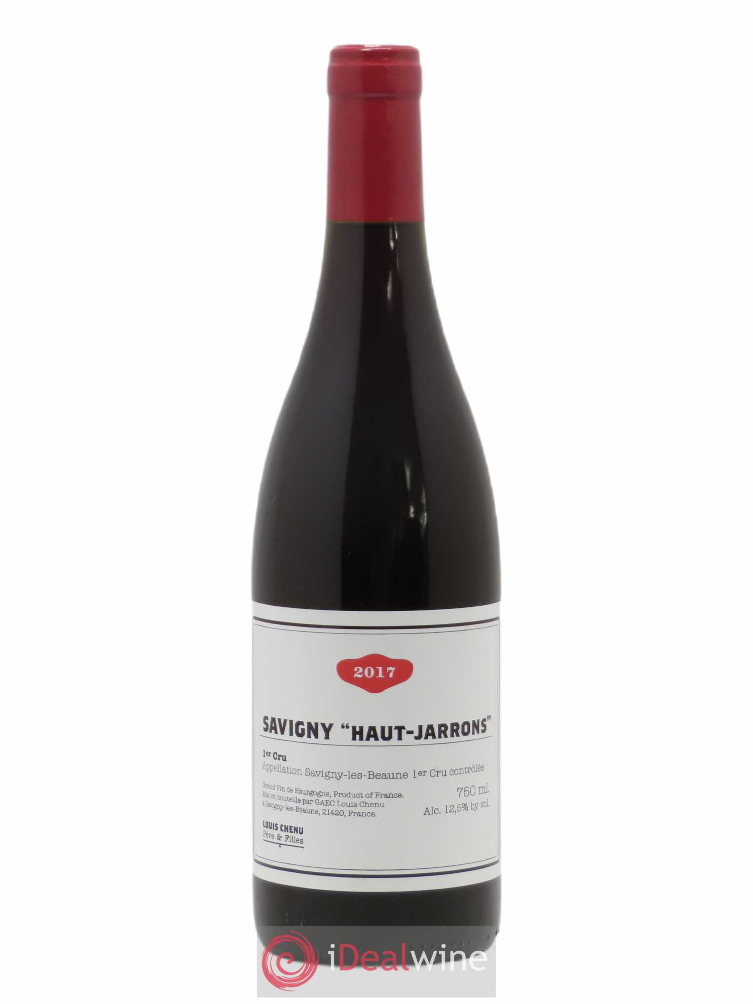 Savigny-lès-Beaune 1er Cru Haut Jarrons Louis Chenu et Filles (sans prix de réserve) 2017 - Posten von 1 Flasche - 0
