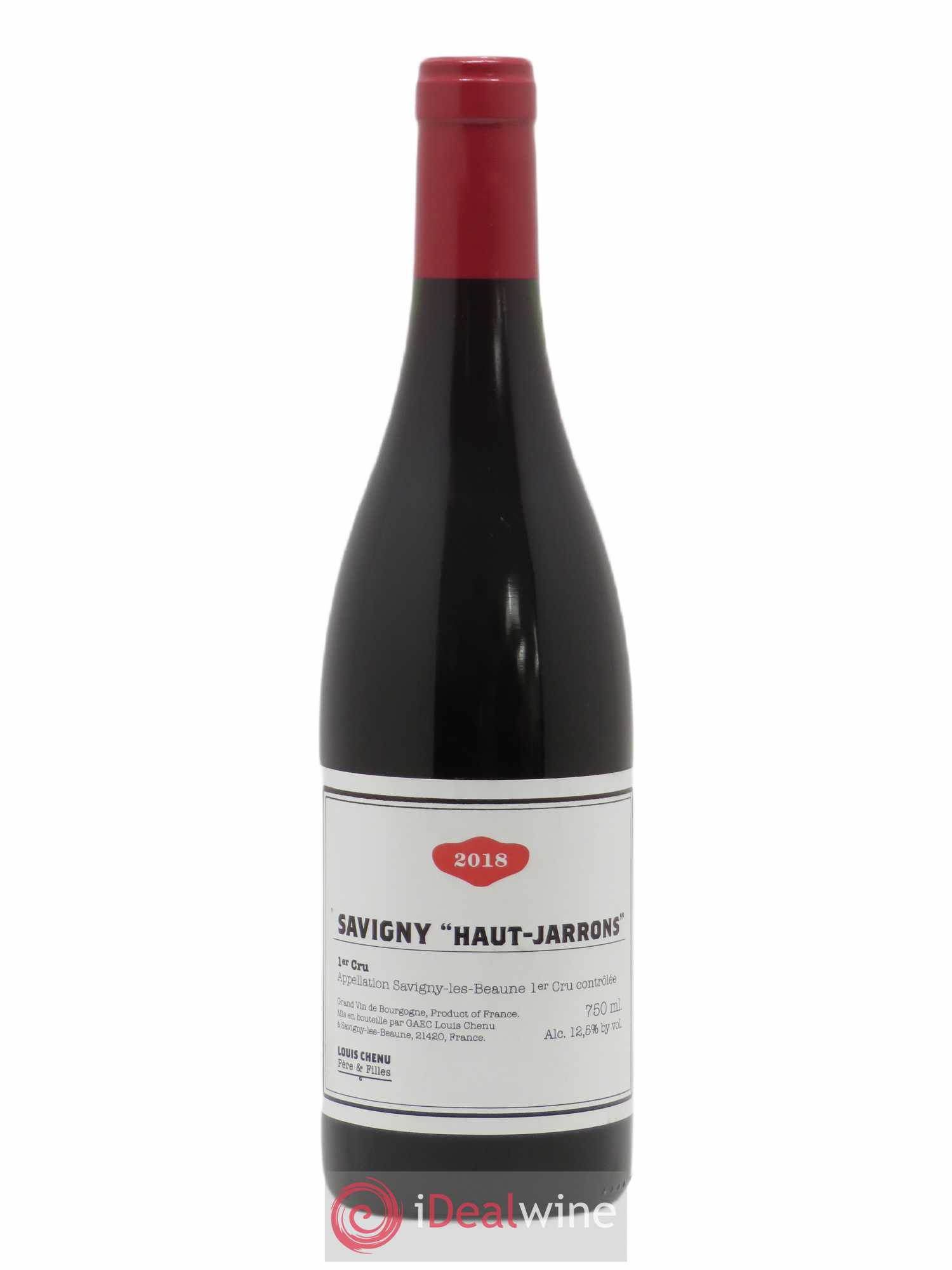 Savigny-lès-Beaune 1er Cru Haut Jarrons Louis Chenu et Filles (sans prix de réserve) 2018 - Posten von 1 Flasche - 0