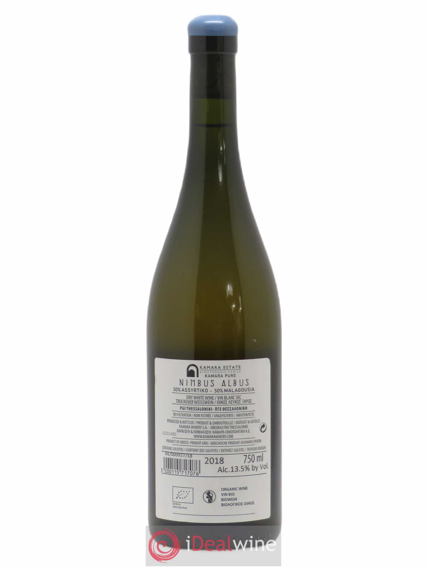 Vins Etrangers Grèce Nimbus Albus Kamara Estate 2018 - Posten von 1 Flasche - 1