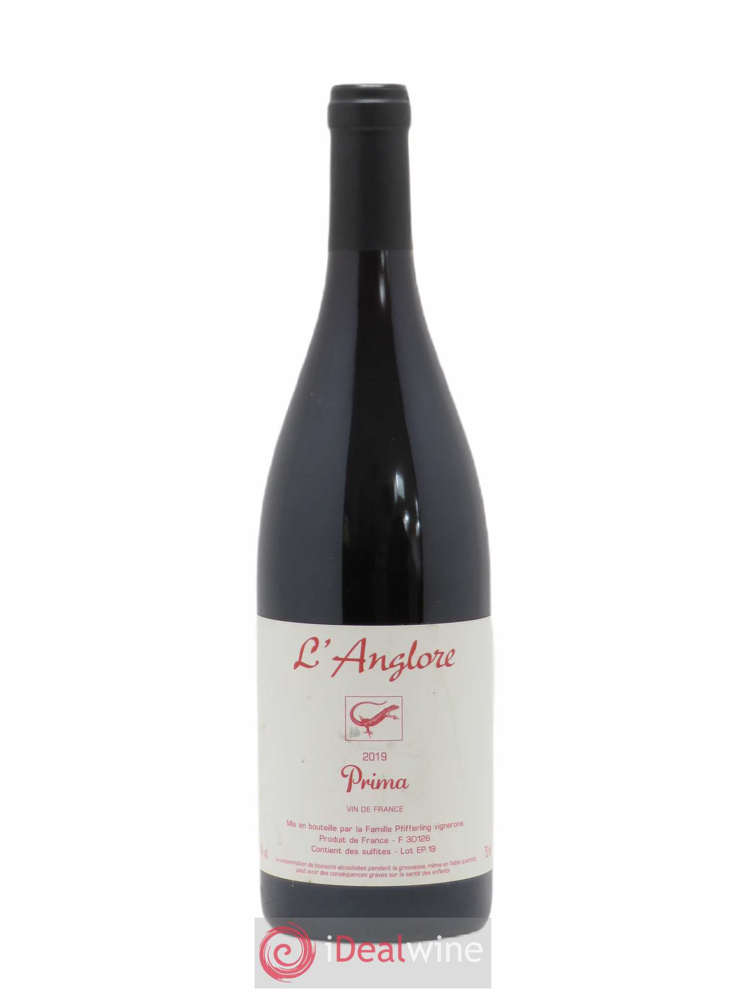 Vin de France Prima L'Anglore 2019 - Lot de 1 bouteille - 0