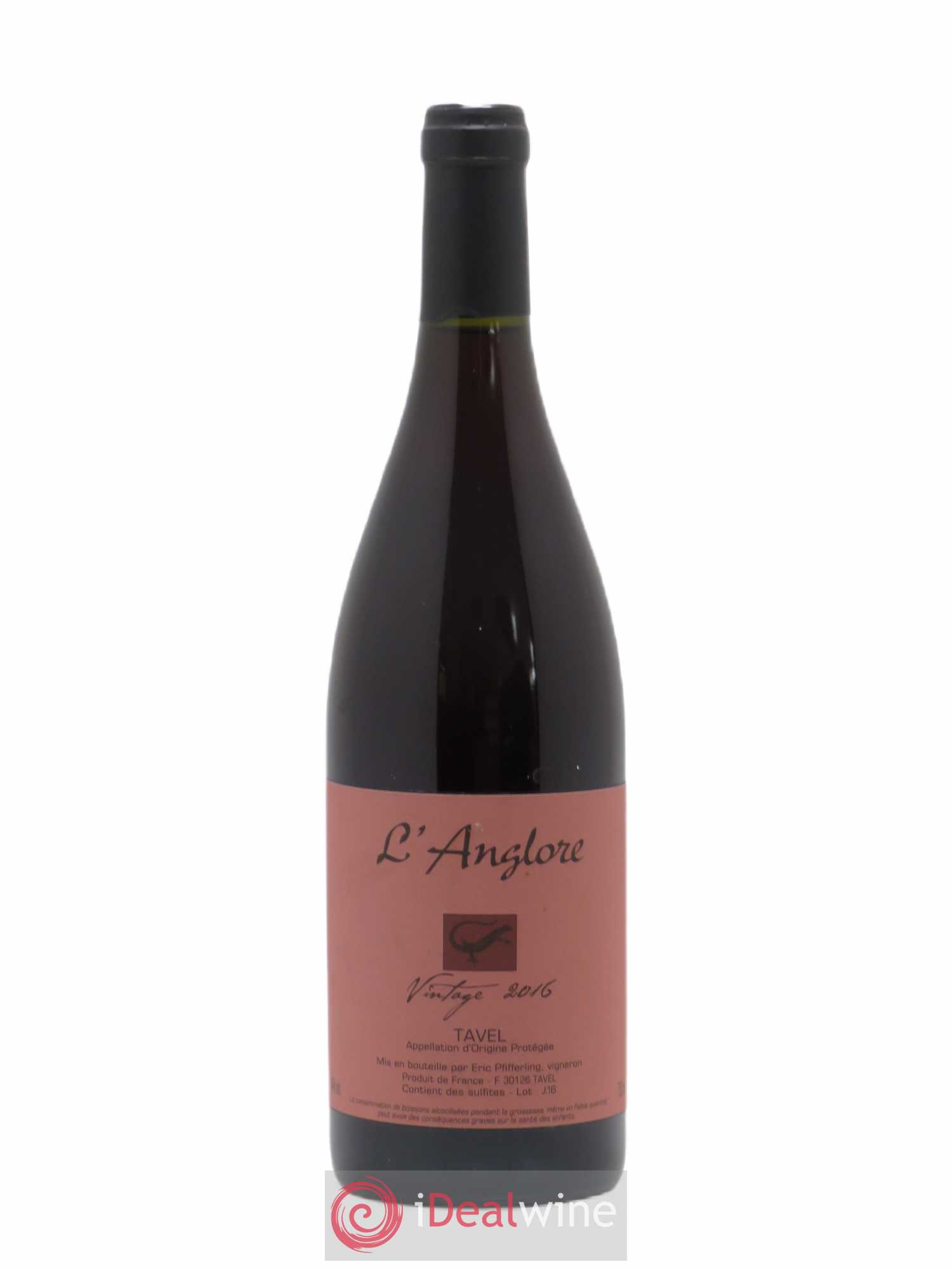 Tavel Vintage L'Anglore 2016 - Lot de 1 bouteille - 0