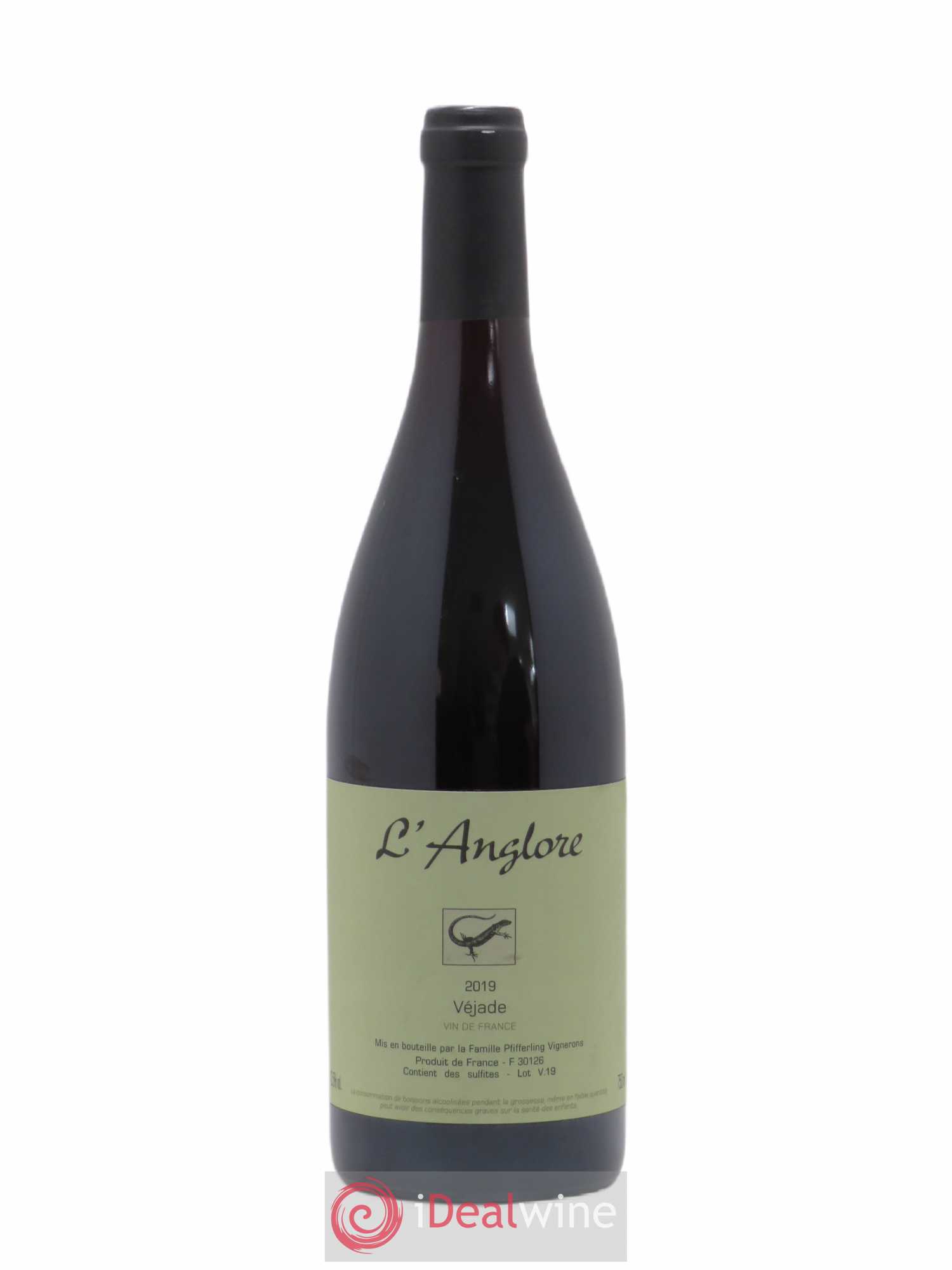 Vin de France Véjade L'Anglore 2019 - Lot de 1 bouteille - 0