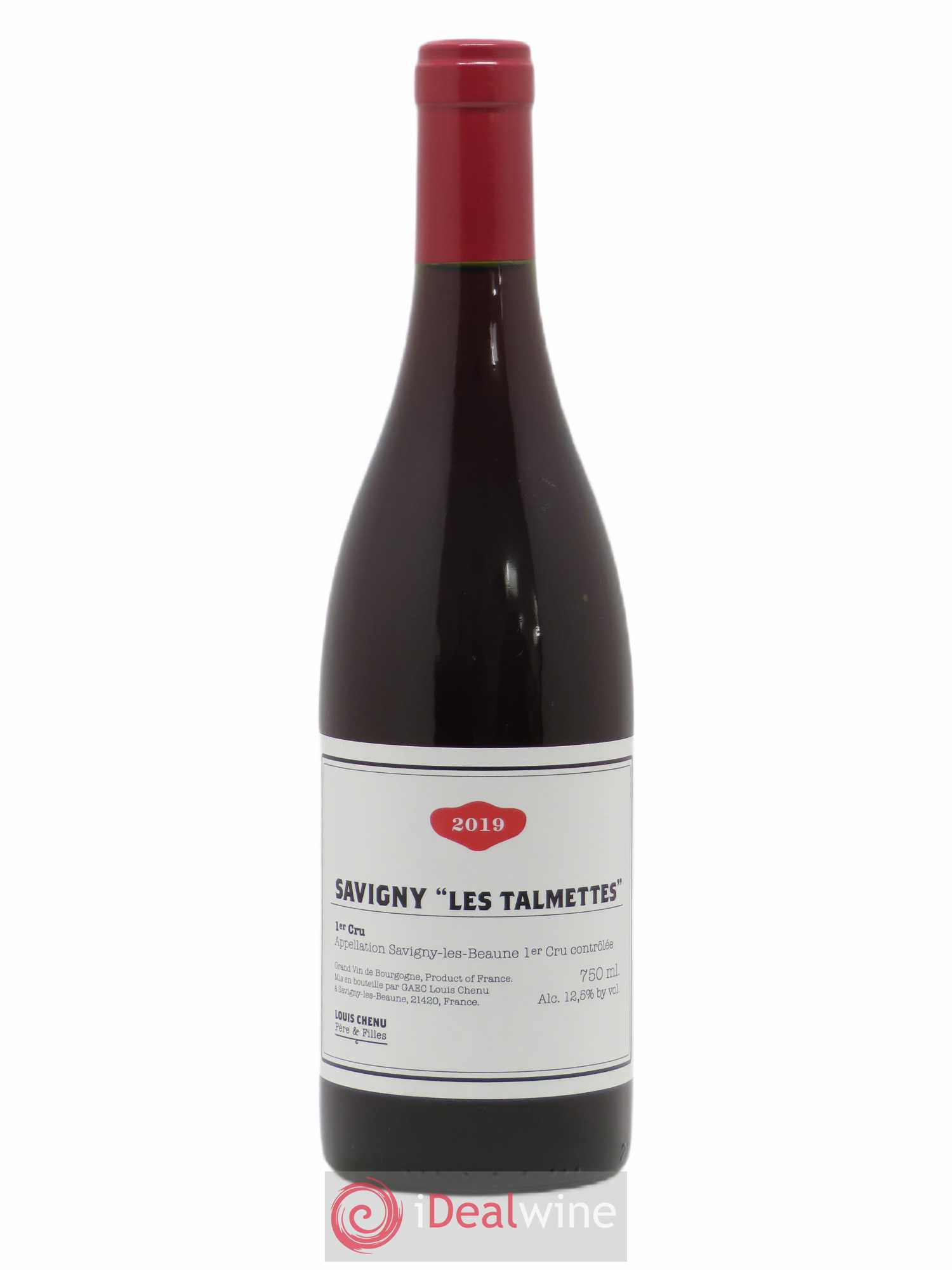 Savigny-lès-Beaune 1er Cru Les Talmettes Louis Chenu et Filles 2019 - Posten von 1 Flasche - 0