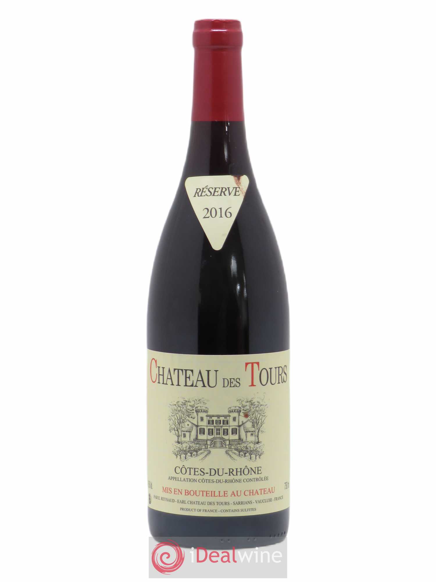 Côtes-du-Rhône Château des Tours Emmanuel Reynaud 2016 - Lot de 1 bouteille - 0