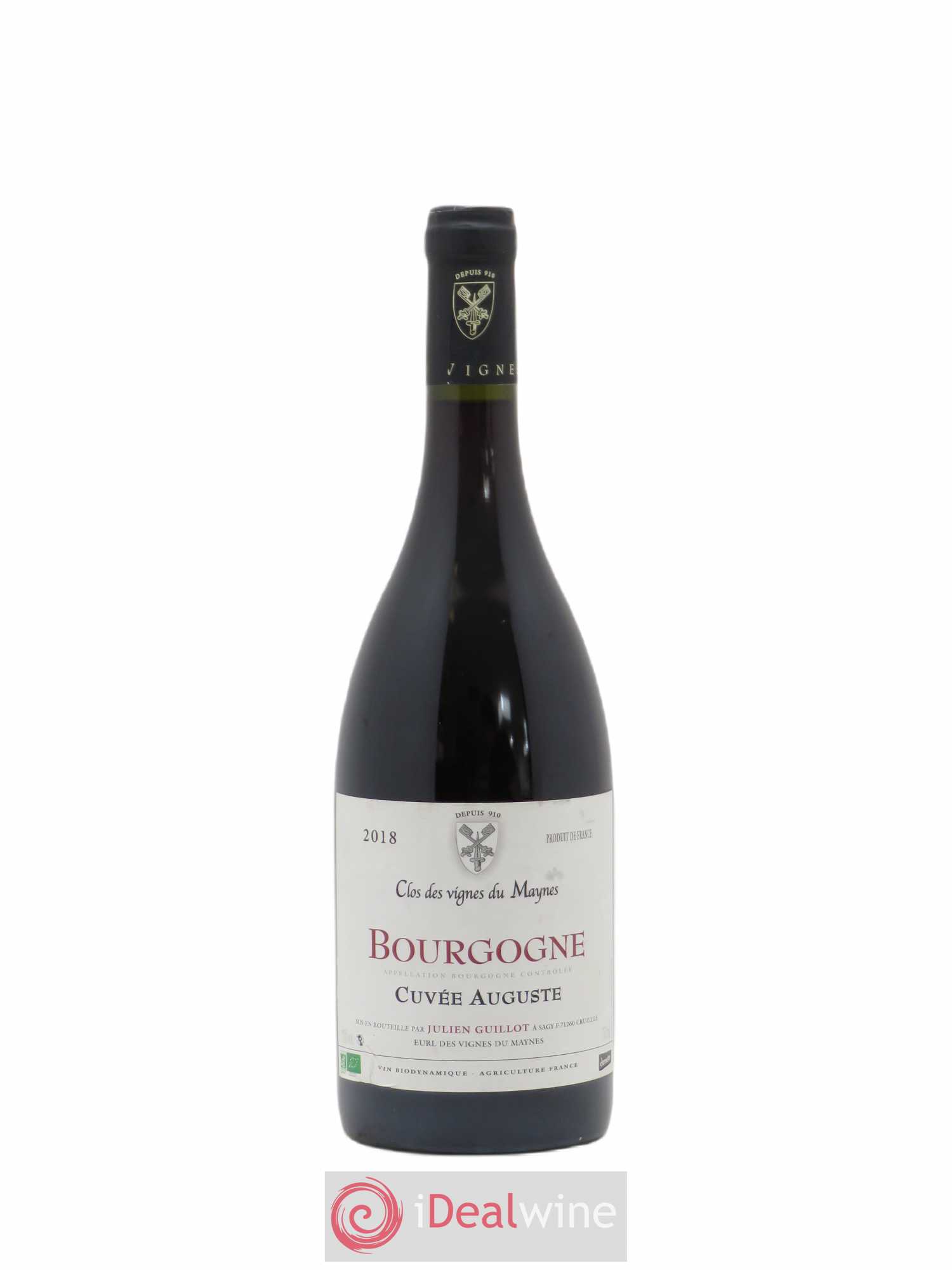 Bourgogne Cuvée Auguste Les Vignes du Maynes 2018 - Lot de 1 bouteille - 0