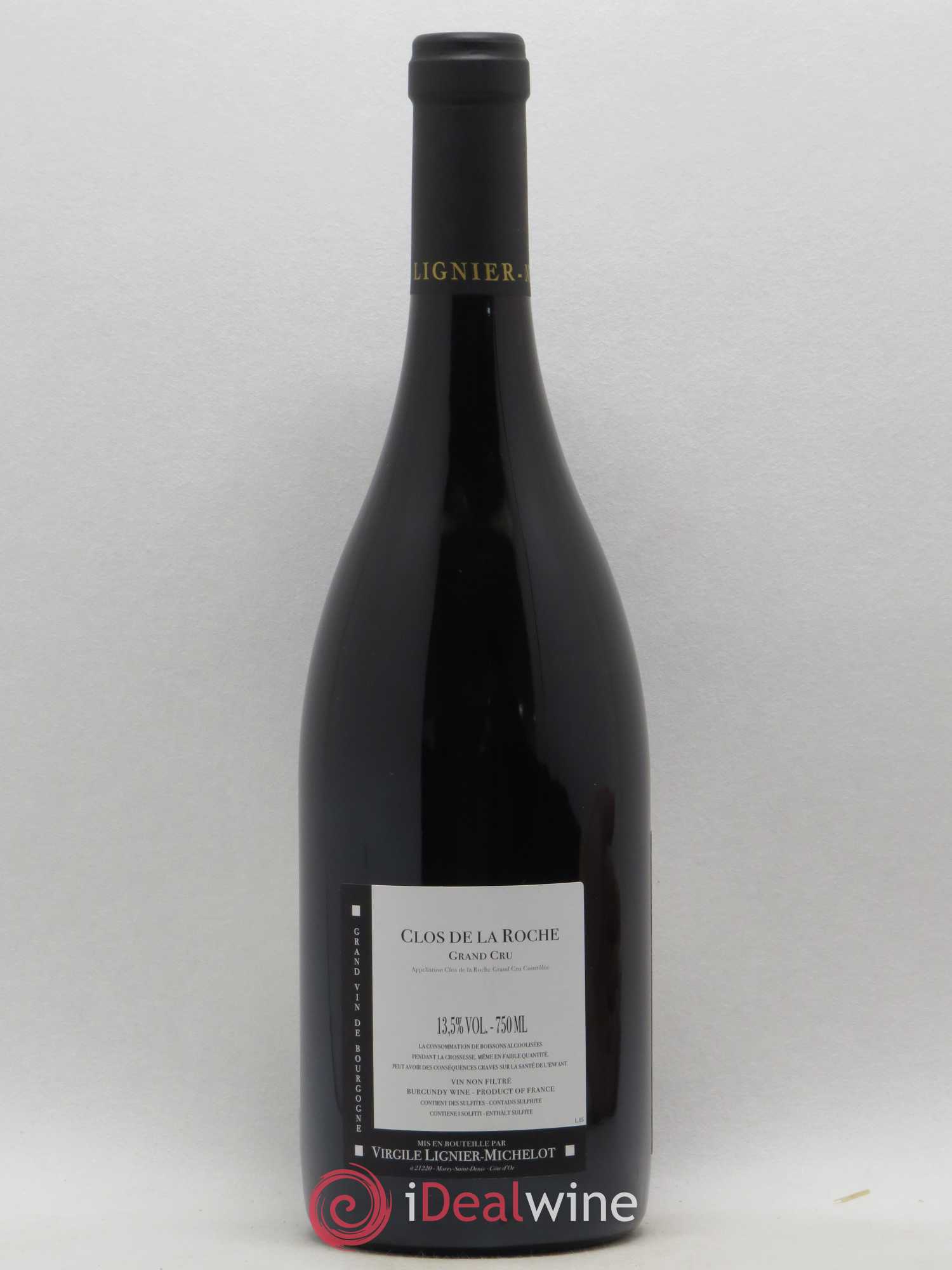 Clos de la Roche Grand Cru Lignier-Michelot (Domaine) 2015 - Lot de 1 bouteille - 1