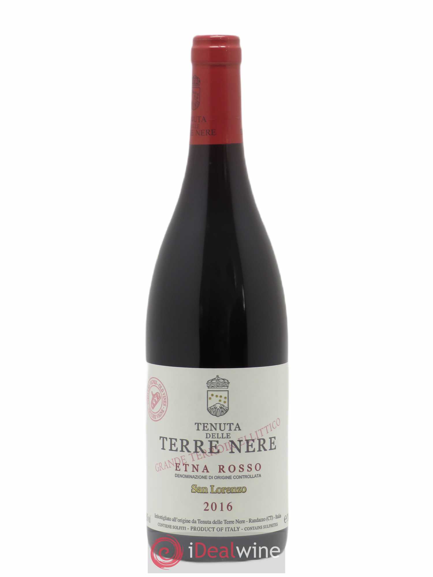 Vins Etrangers Etna Rosso San Lorenzo Tenuta Delle Terre Nere 2016 - Posten von 1 Flasche - 0