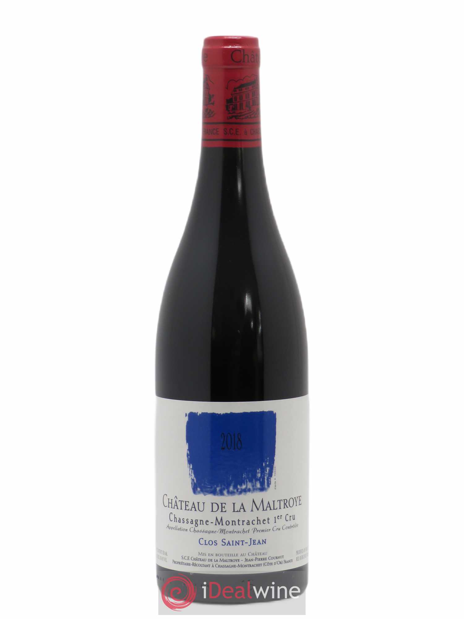 Chassagne-Montrachet 1er Cru Clos Saint Jean Château de La Maltroye 2018 - Posten von 1 Flasche - 0