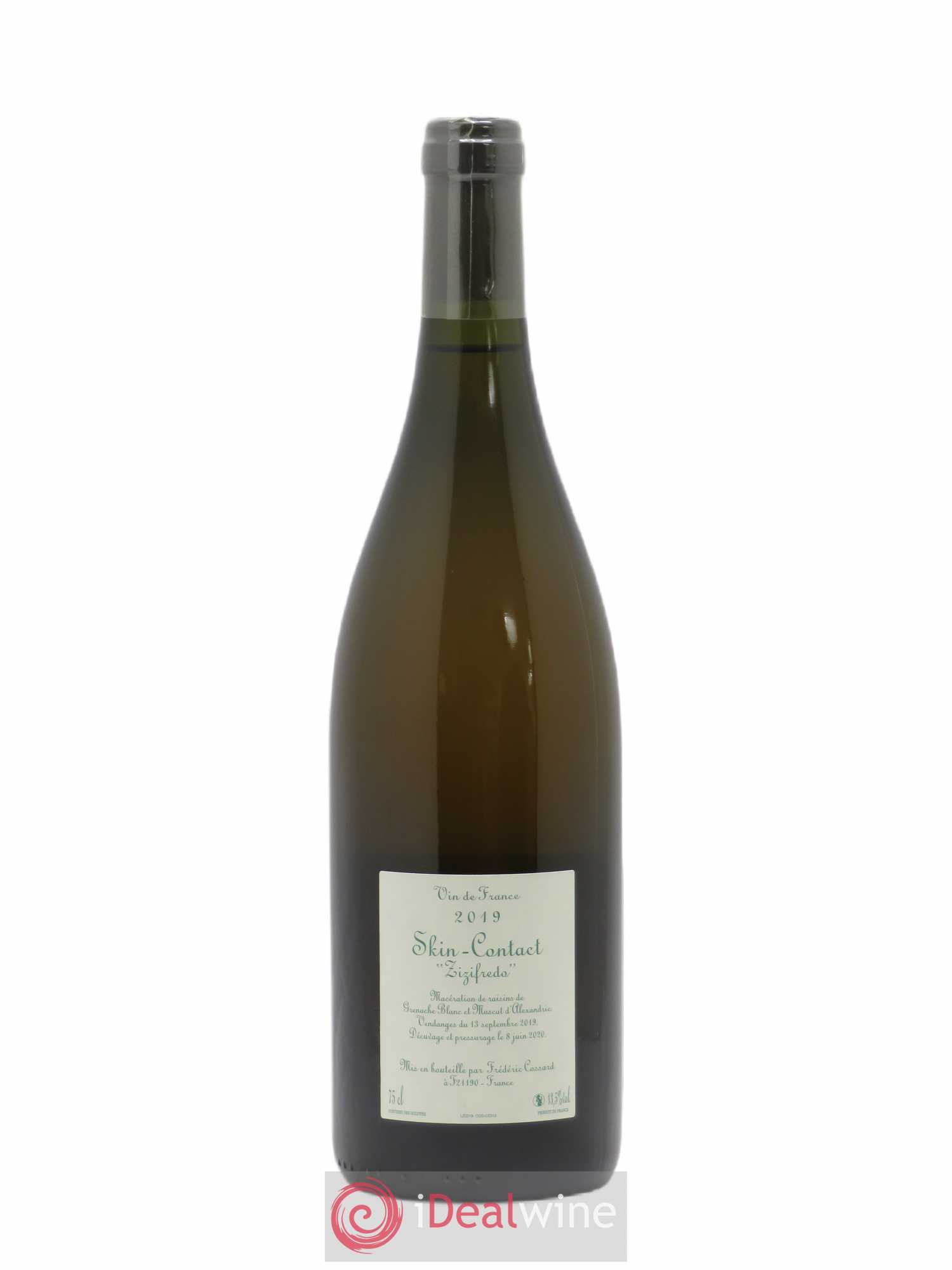 Vin de France Skin Contact Zizifredo Frederic Cossard 2019 - Posten von 1 Flasche - 1