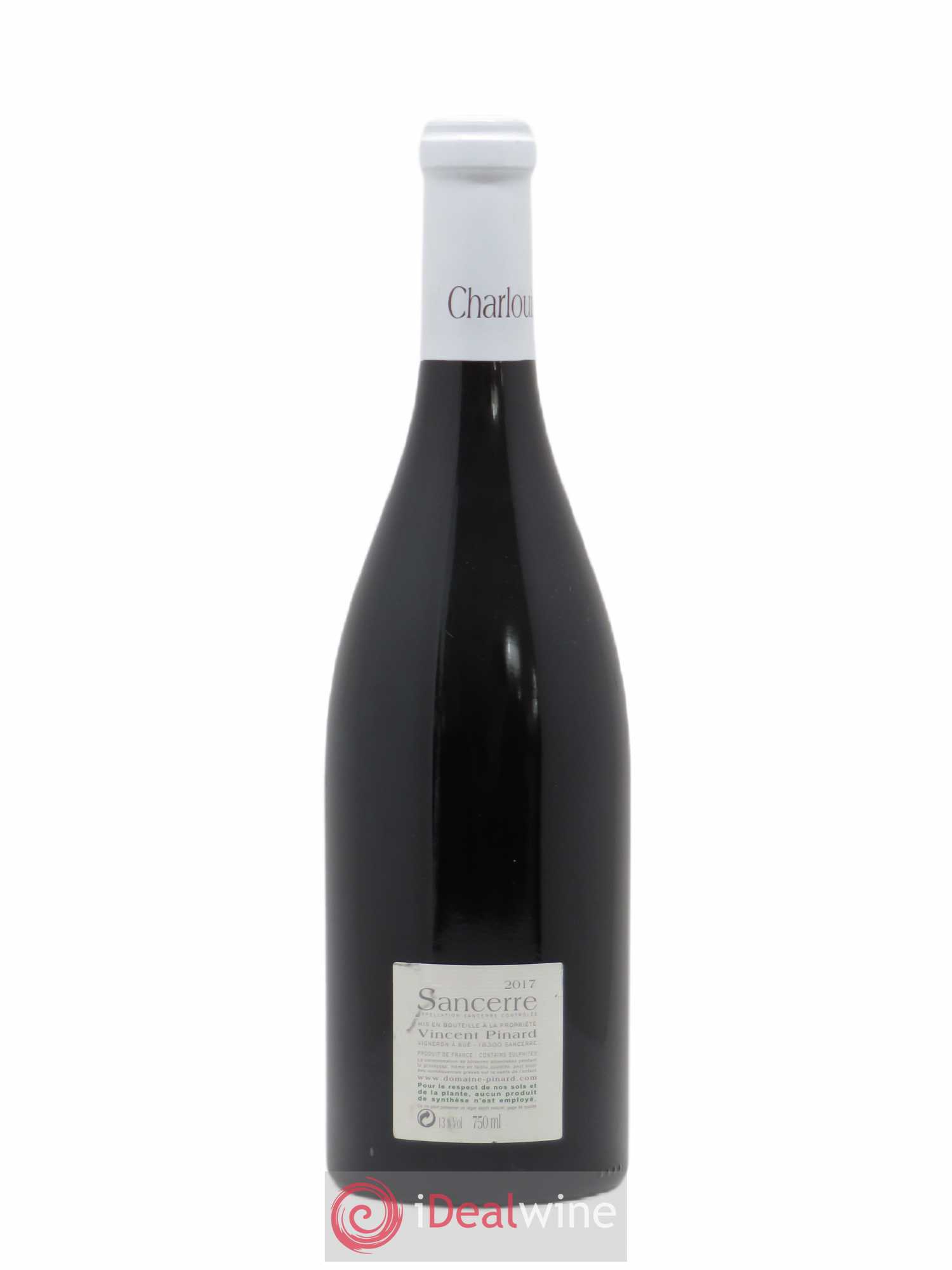 Sancerre Charlouise Vincent Pinard (sans prix de réserve) 2017 - Lot de 1 bouteille - 1