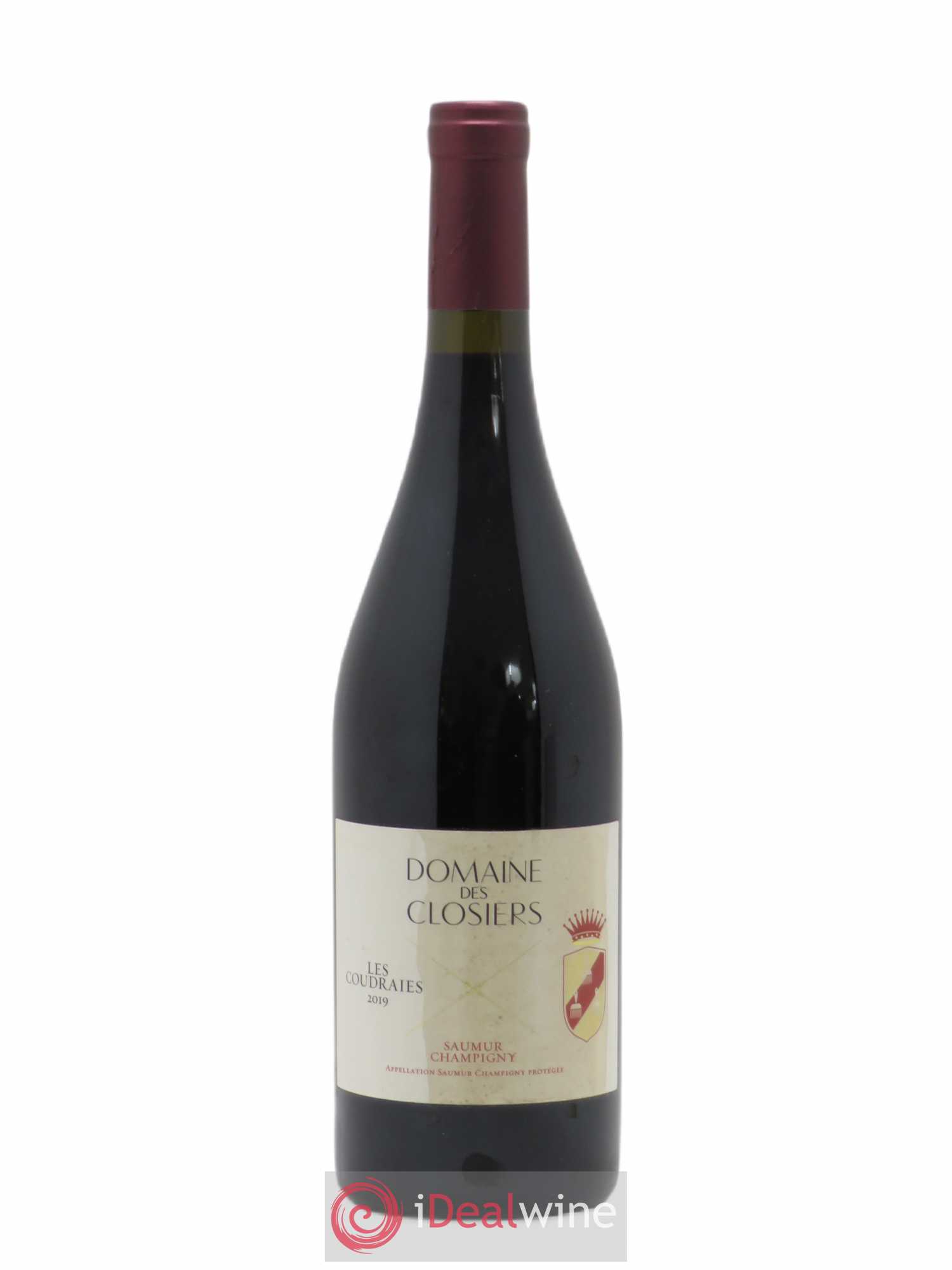 Saumur-Champigny Les Coudraies Domaine des Closiers 2019 - Lot de 1 bouteille - 0