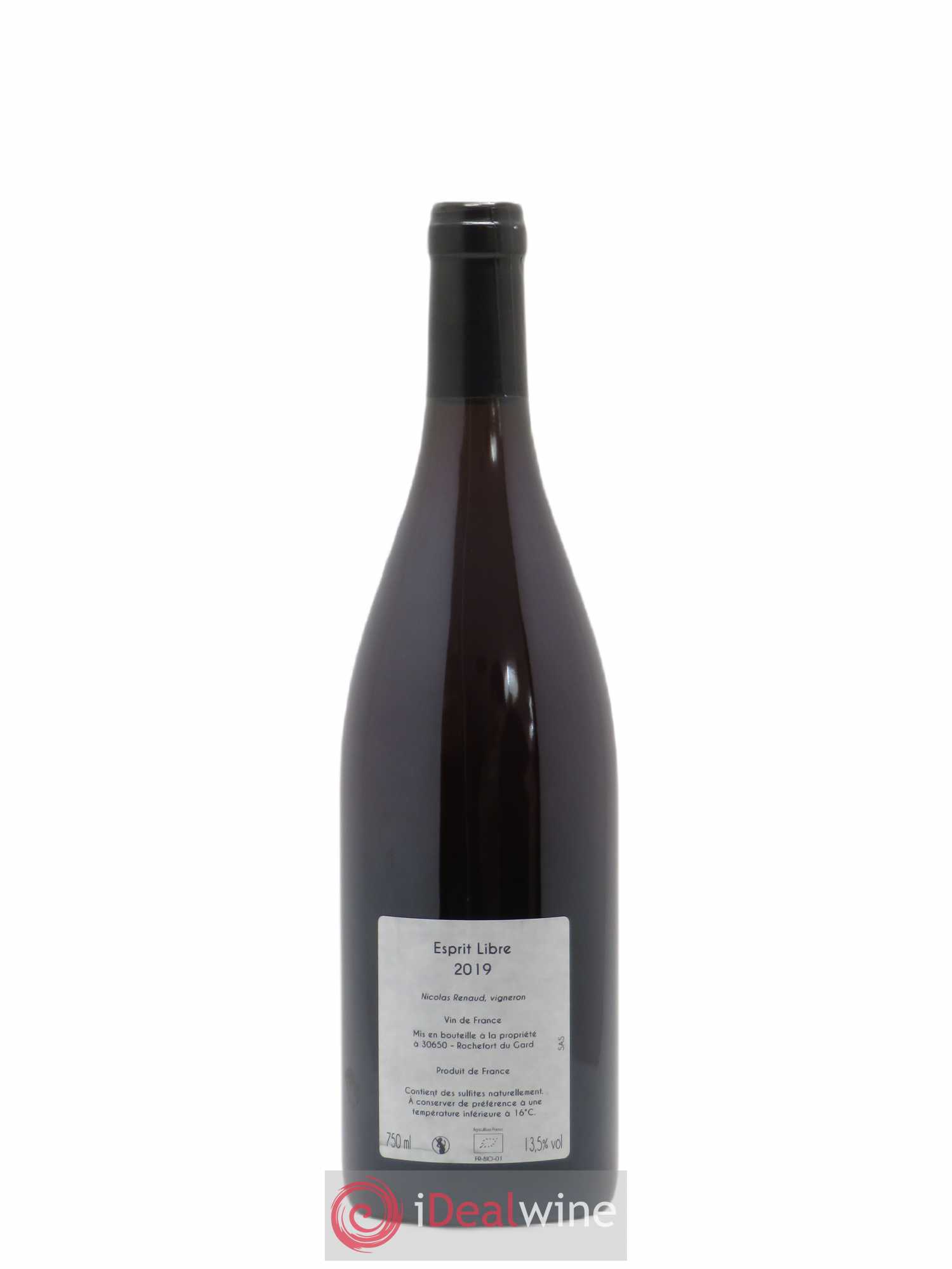 Vin de France Esprit Libre Clos des Grillons (sans prix de réserve) 2019 - Lot de 1 bouteille - 1