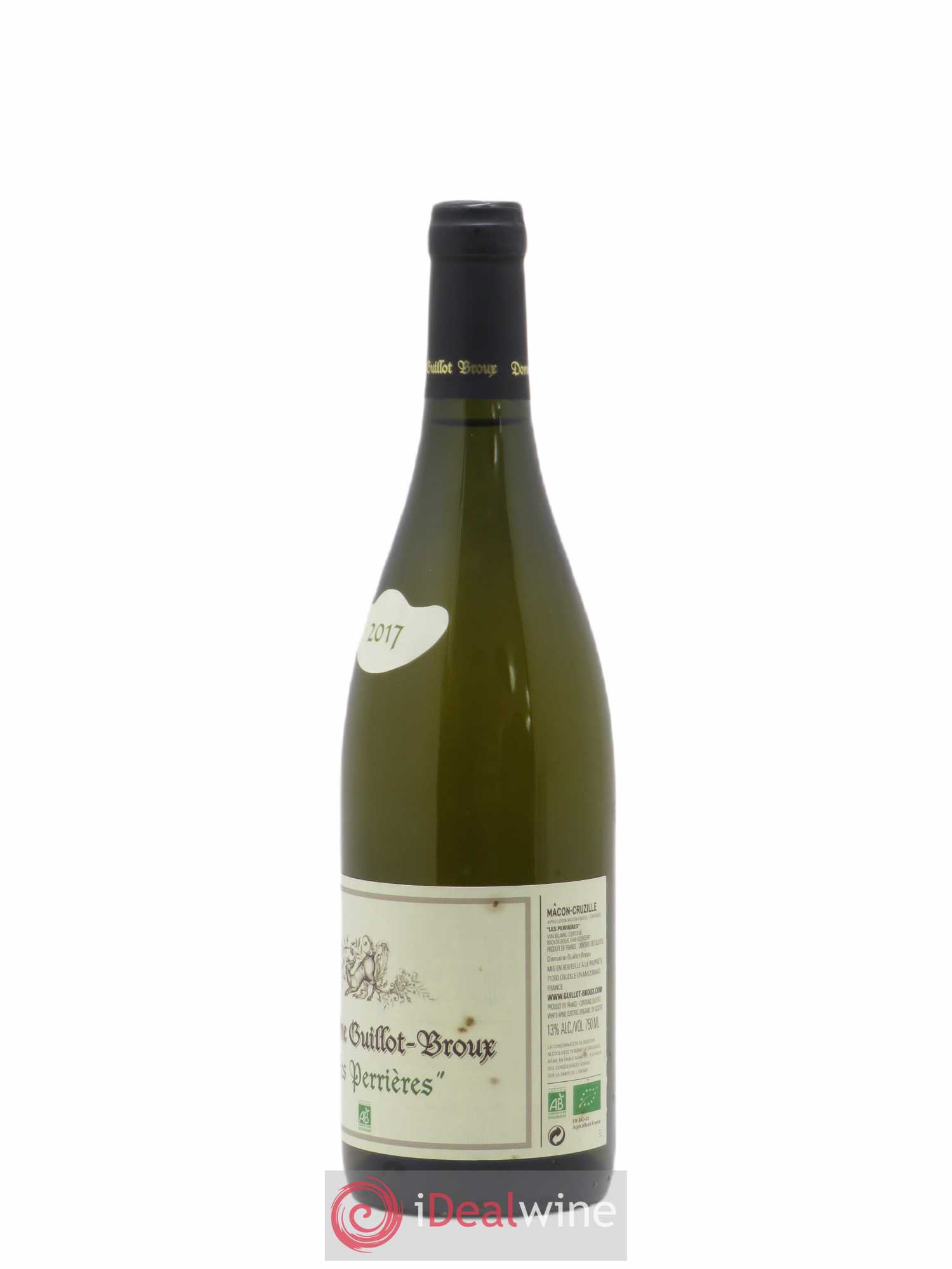 Mâcon-Cruzille Les Perrières Guillot-Broux (Domaine) 2017 - Lot de 1 bouteille - 1