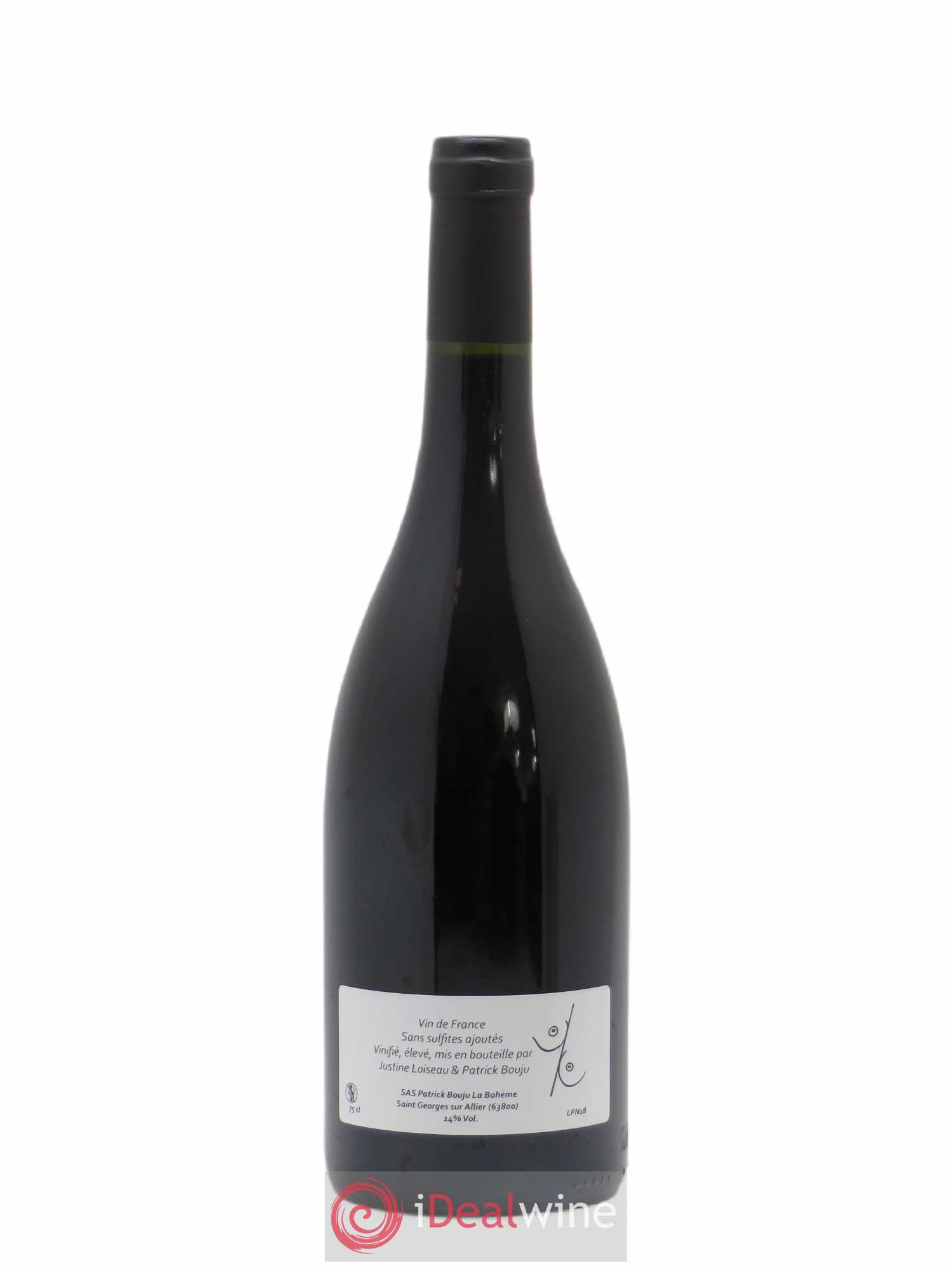 Vin de France Sein pour Sein Patrick Bouju - La Bohème 2018 - Lot de 1 bouteille - 1
