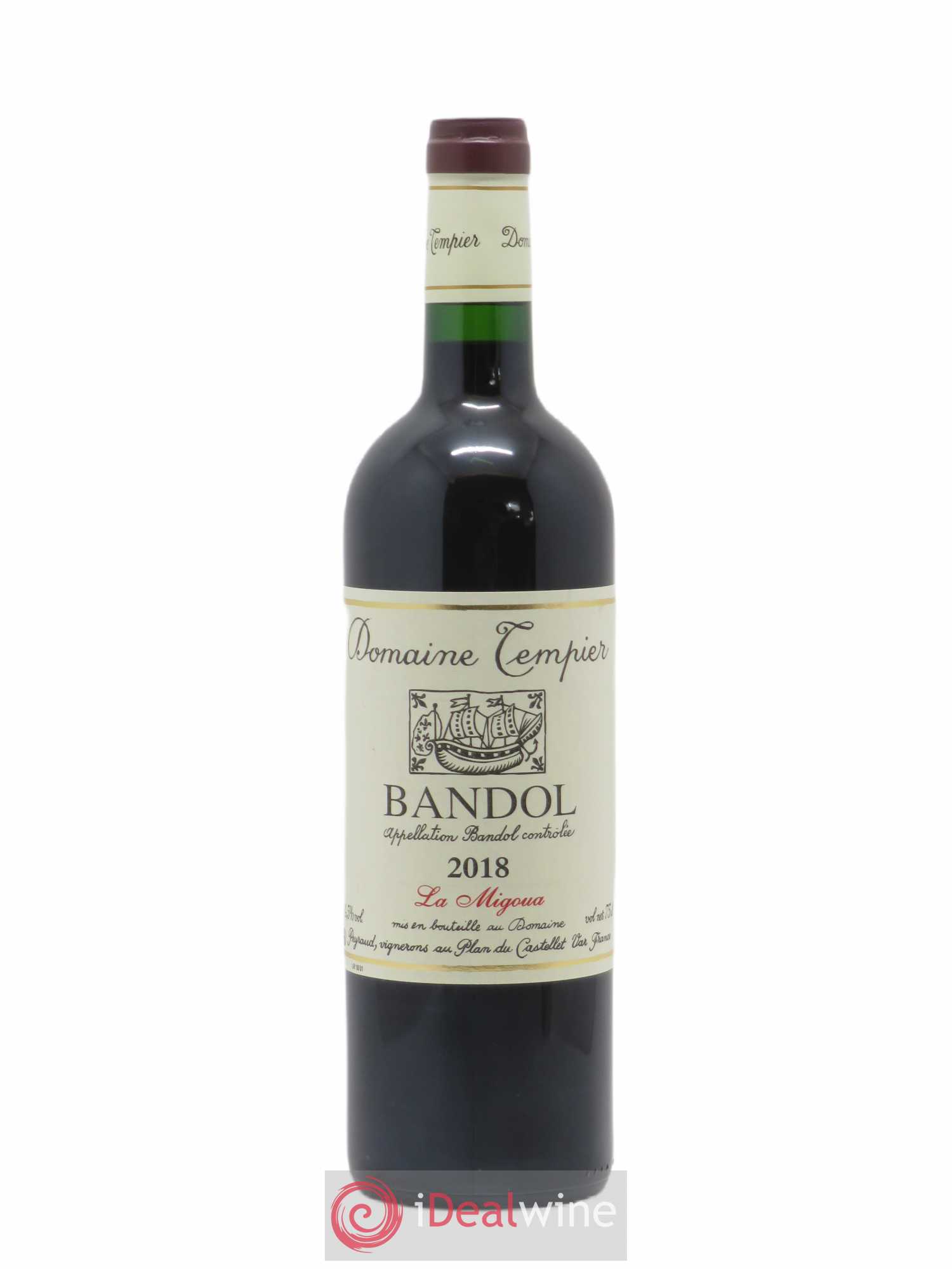 Bandol Domaine Tempier Cuvée La Migoua Famille Peyraud 2018 - Lot de 1 bouteille - 0
