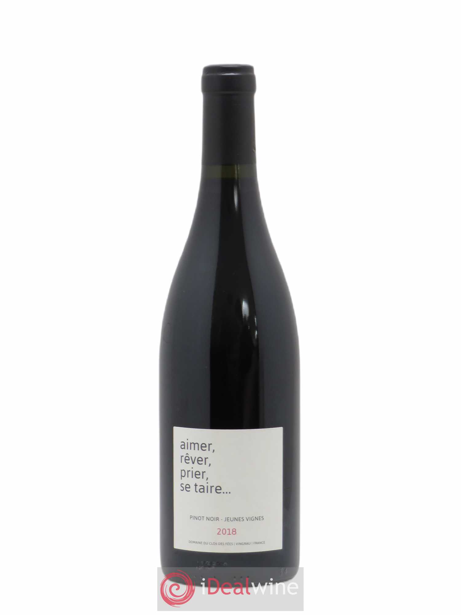 Côtes Catalanes Clos des Fées Aimer Rêver Prier Se taire Hervé Bizeul 2018 - Lot de 1 bouteille - 0