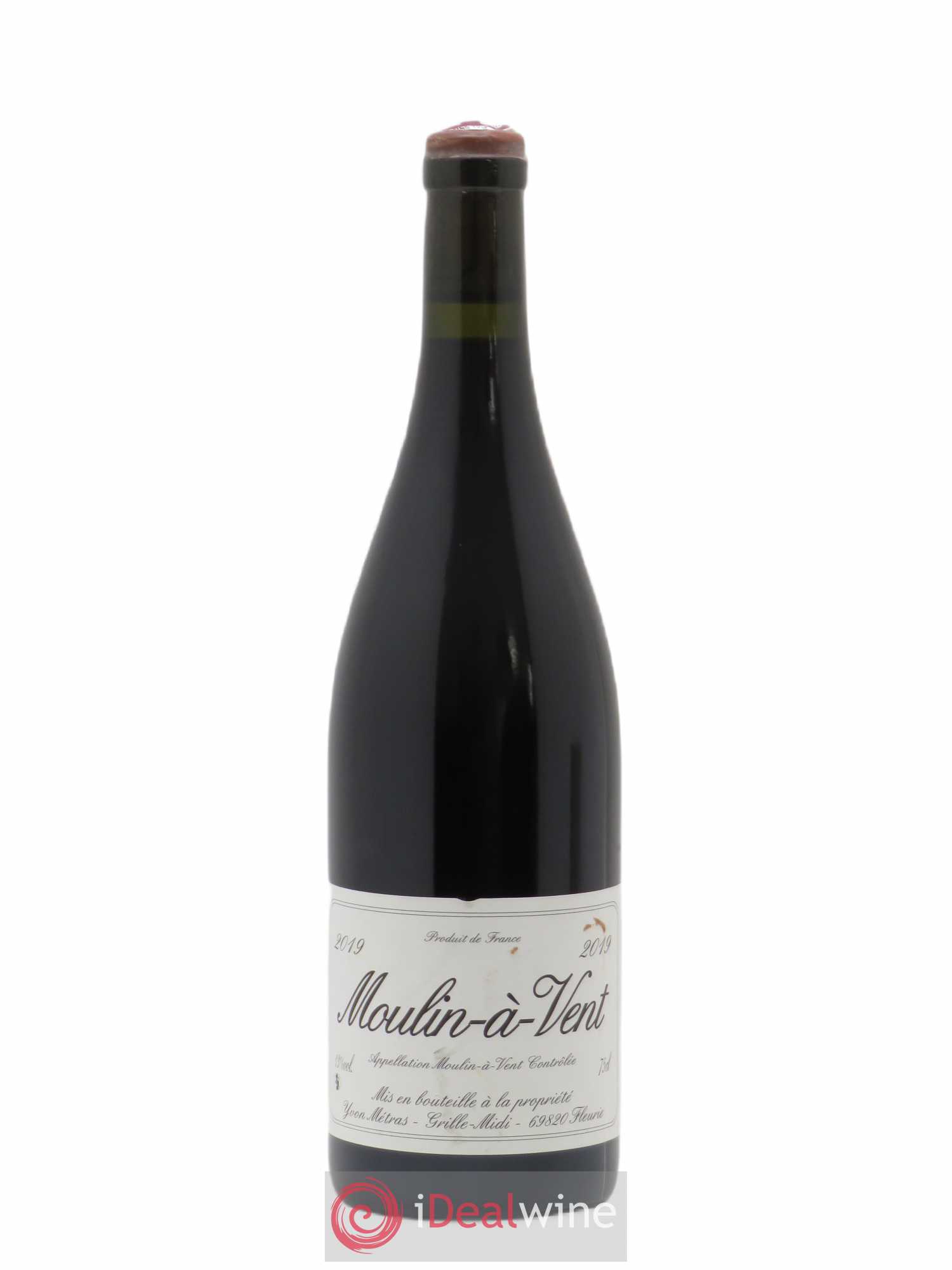 Moulin-à-Vent Yvon Métras 2019 - Lot de 1 bouteille - 0