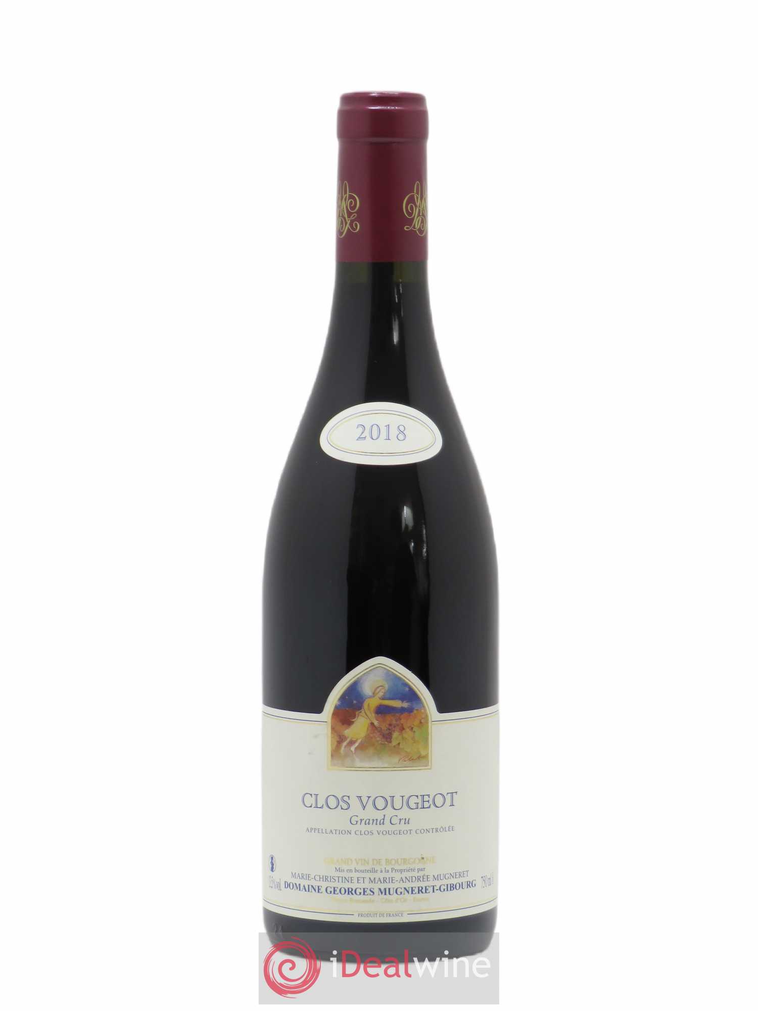 Clos de Vougeot Grand Cru Mugneret-Gibourg (Domaine) 2018 - Lot de 1 bouteille - 0