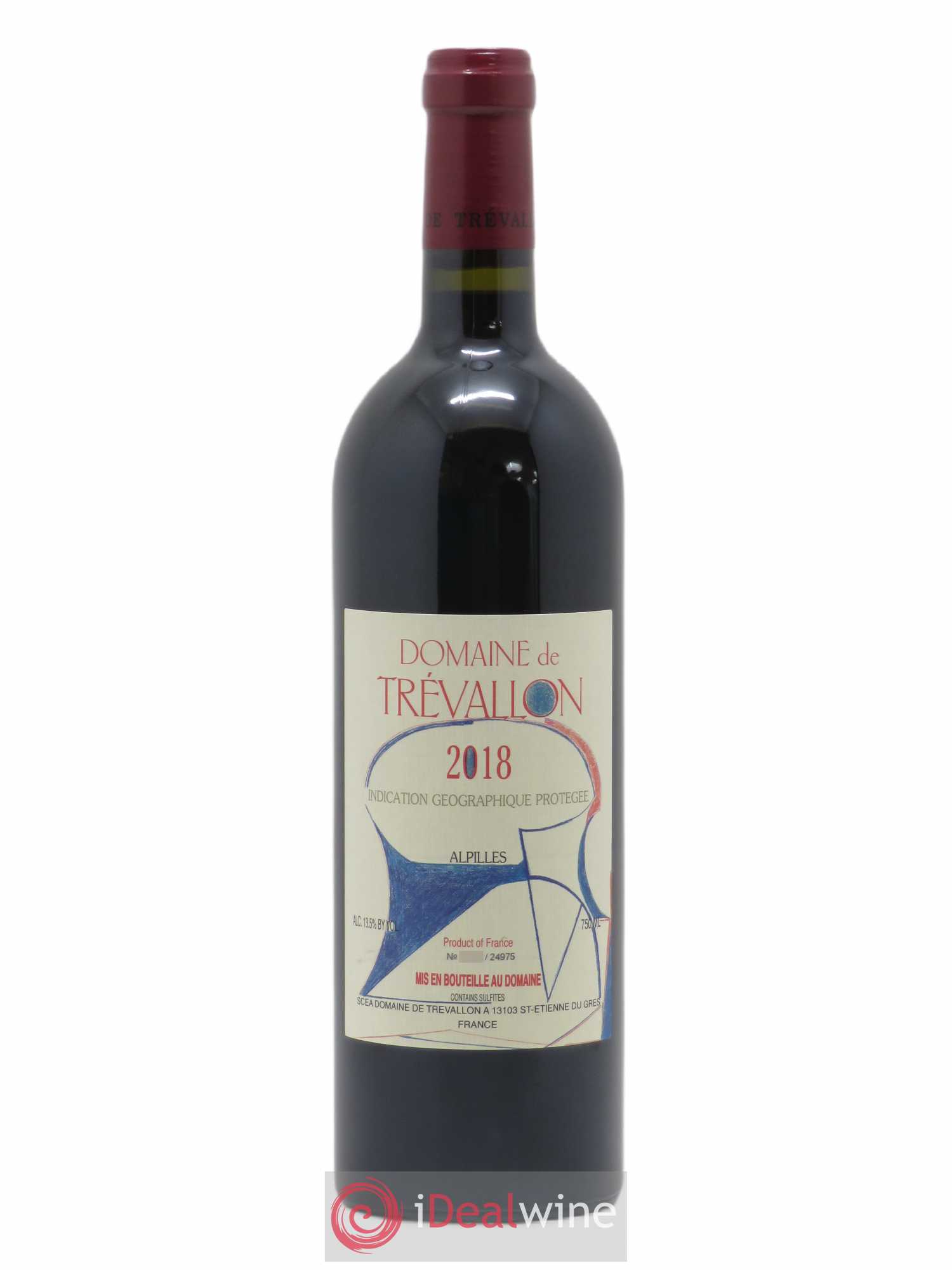 Alpilles Trévallon (Domaine de) Eloi Dürrbach 2018 - Lot de 1 bouteille - 0