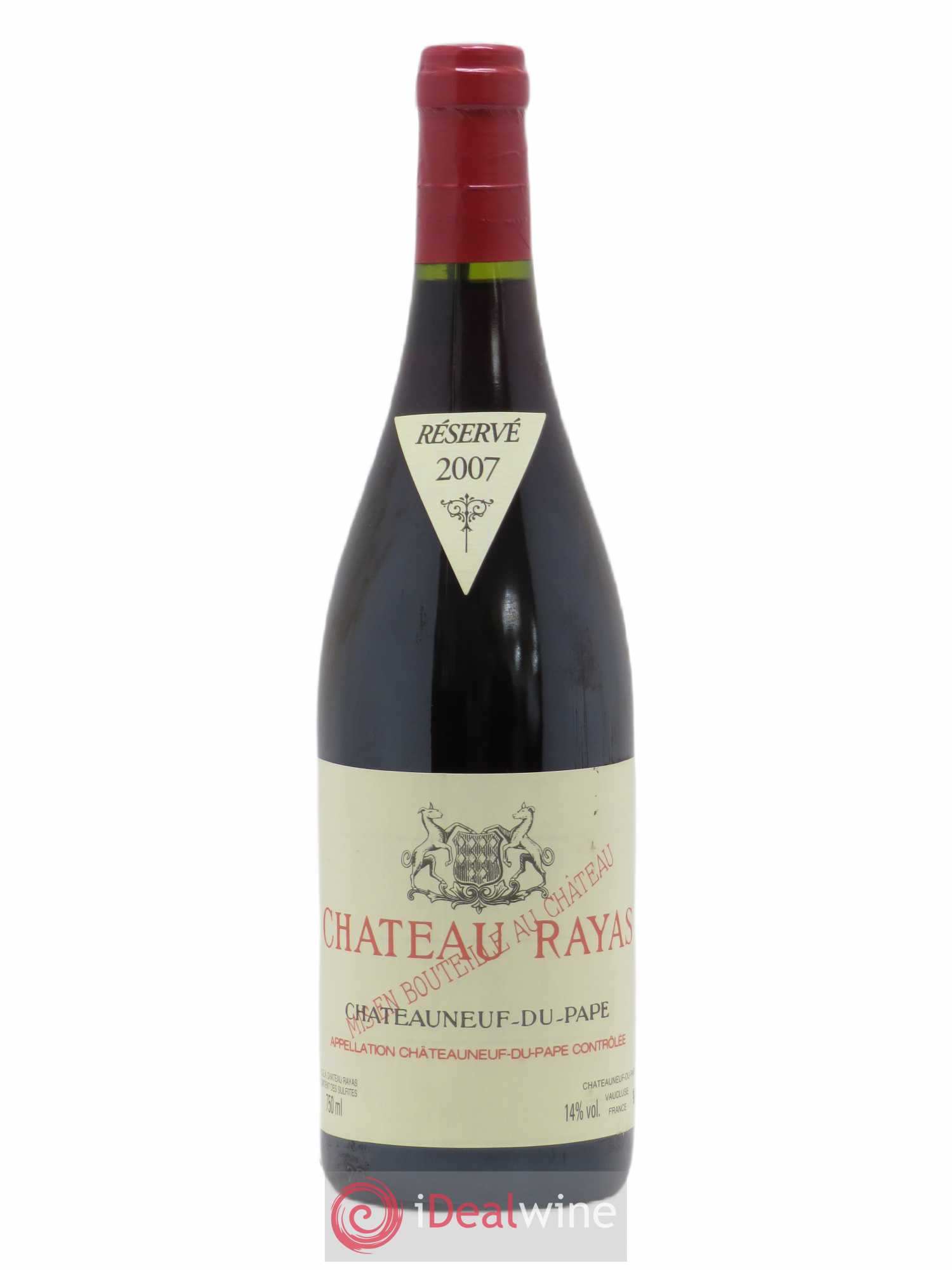 Châteauneuf-du-Pape Château Rayas Emmanuel Reynaud 2007 - Lot de 1 bouteille - 0
