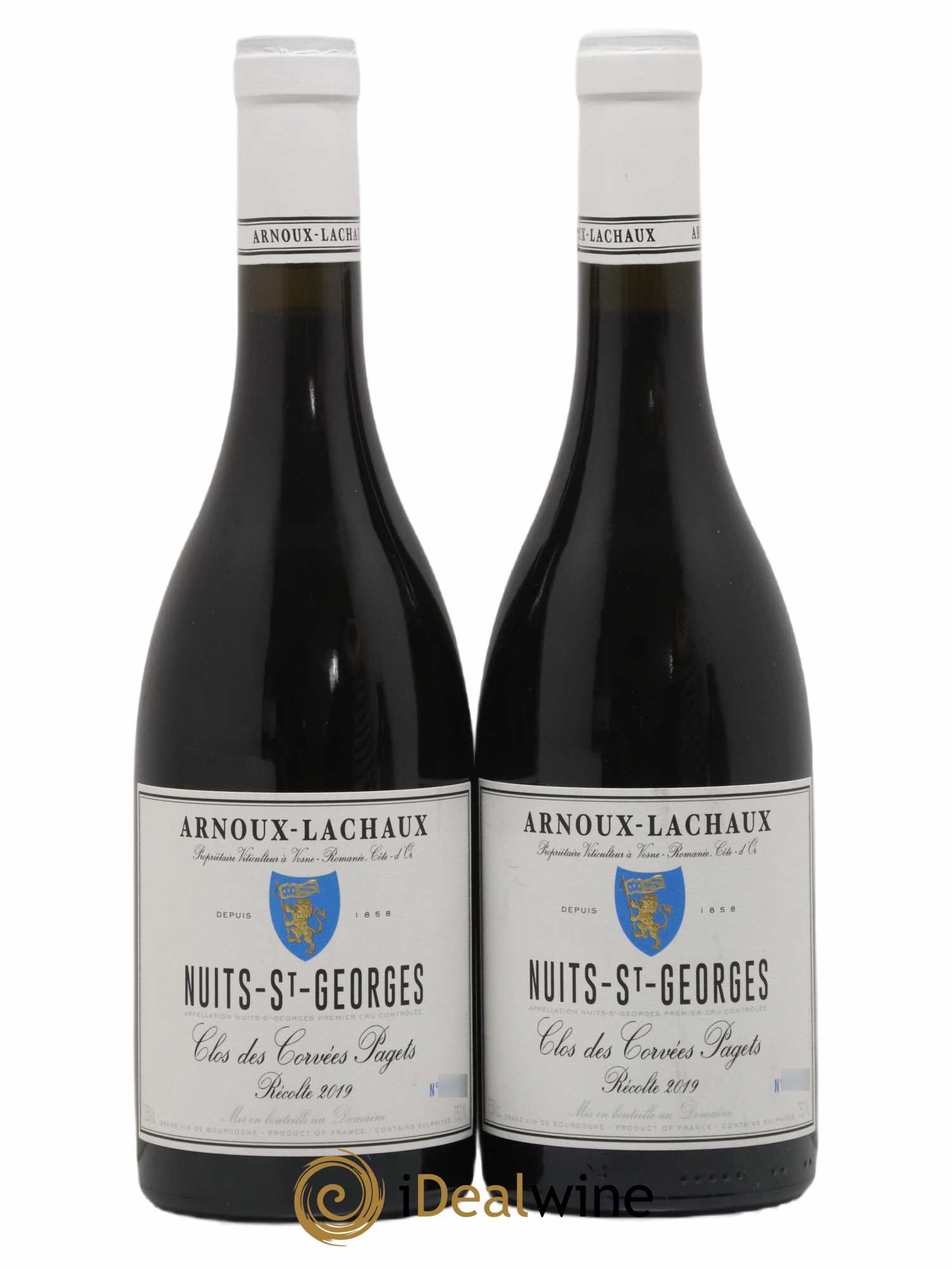 Nuits-Saint-Georges 1er Cru Clos des Corvées Pagets Arnoux-Lachaux (Domaine) 2019 - Lot de 2 bouteilles - 0
