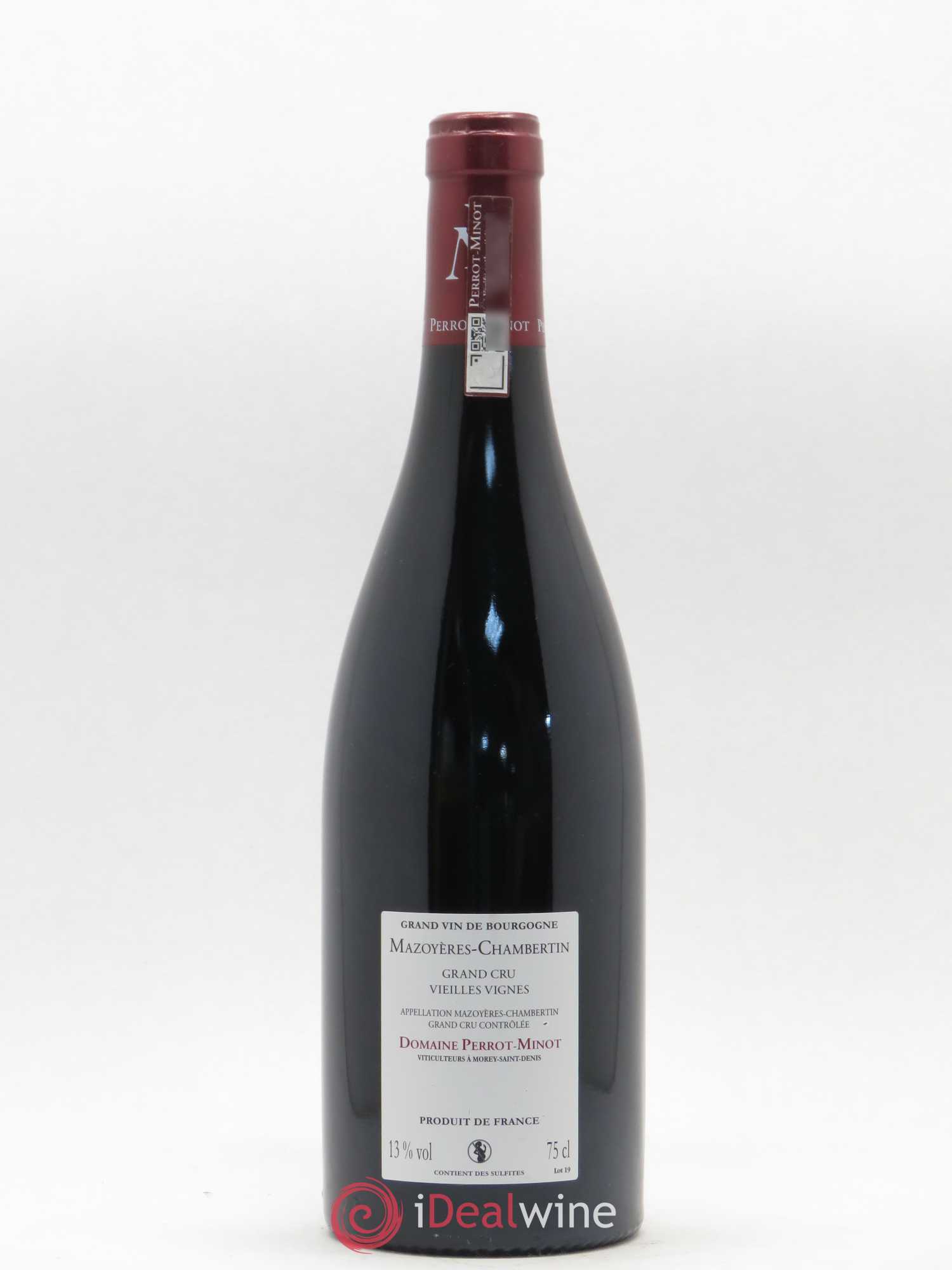 Mazoyères-Chambertin Grand Cru Vieilles Vignes Perrot-Minot Vieilles Vignes  2016 - Lot de 1 bouteille - 1
